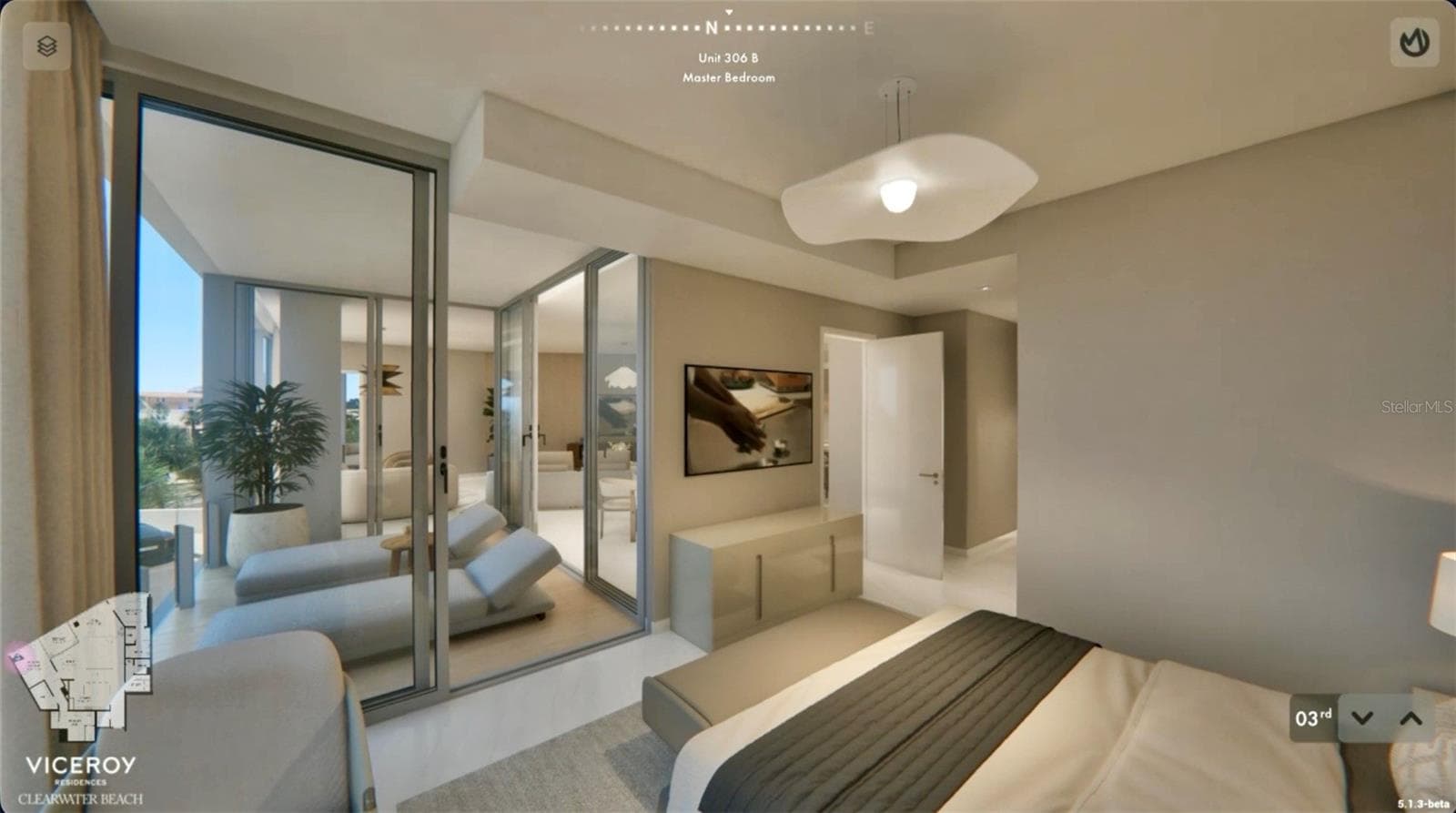 Primary Bedroom - To Be Built - 805 S GULFVIEW BLVD #306B, CLEARWATER