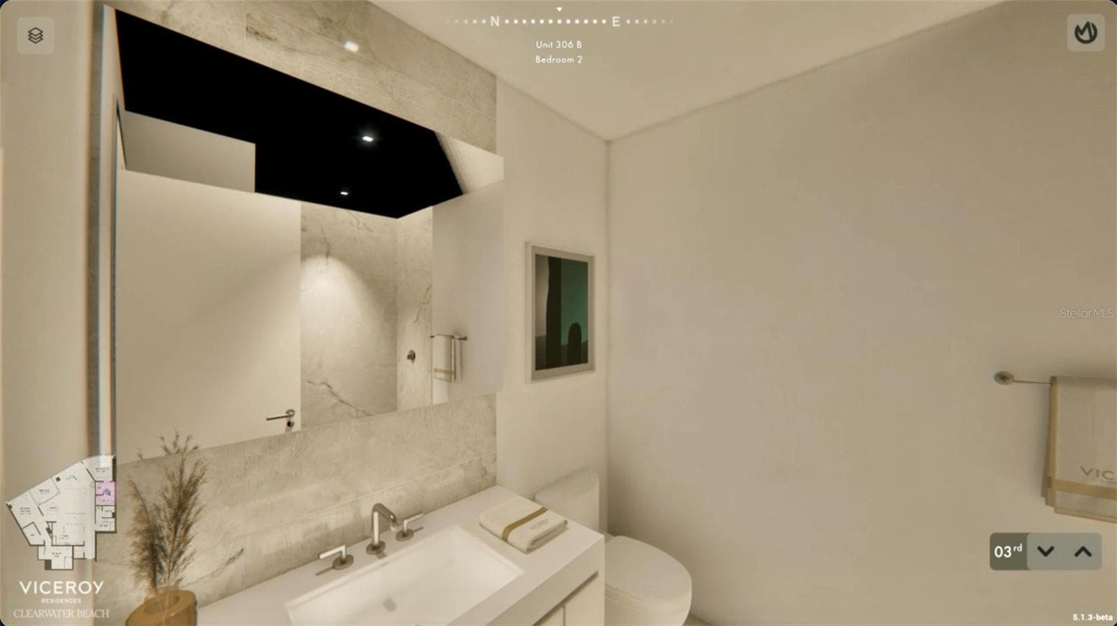 Secondary Bathroom - To Be Built - 805 S GULFVIEW BLVD #306B, CLEARWATER