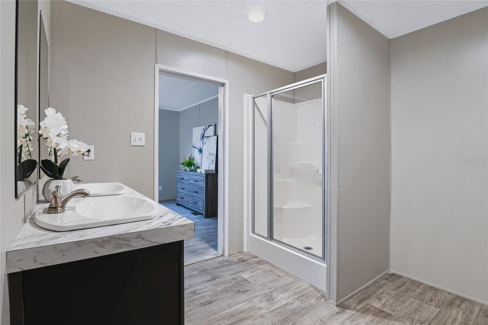 Primary bath - 25124 HUCKLEBERRY WAY, ASTATULA