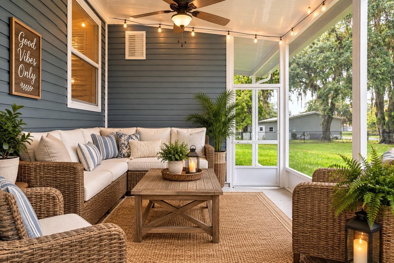 Virtually staged Screen Rm - 25124 HUCKLEBERRY WAY, ASTATULA
