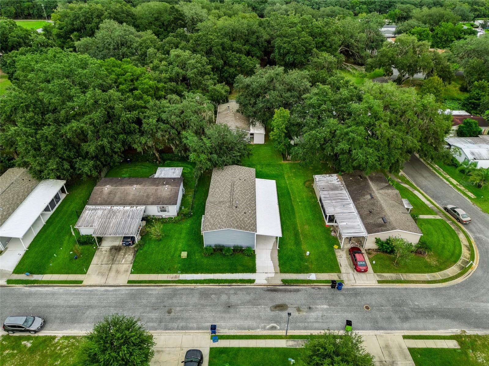 Aerial of home - 25124 HUCKLEBERRY WAY, ASTATULA