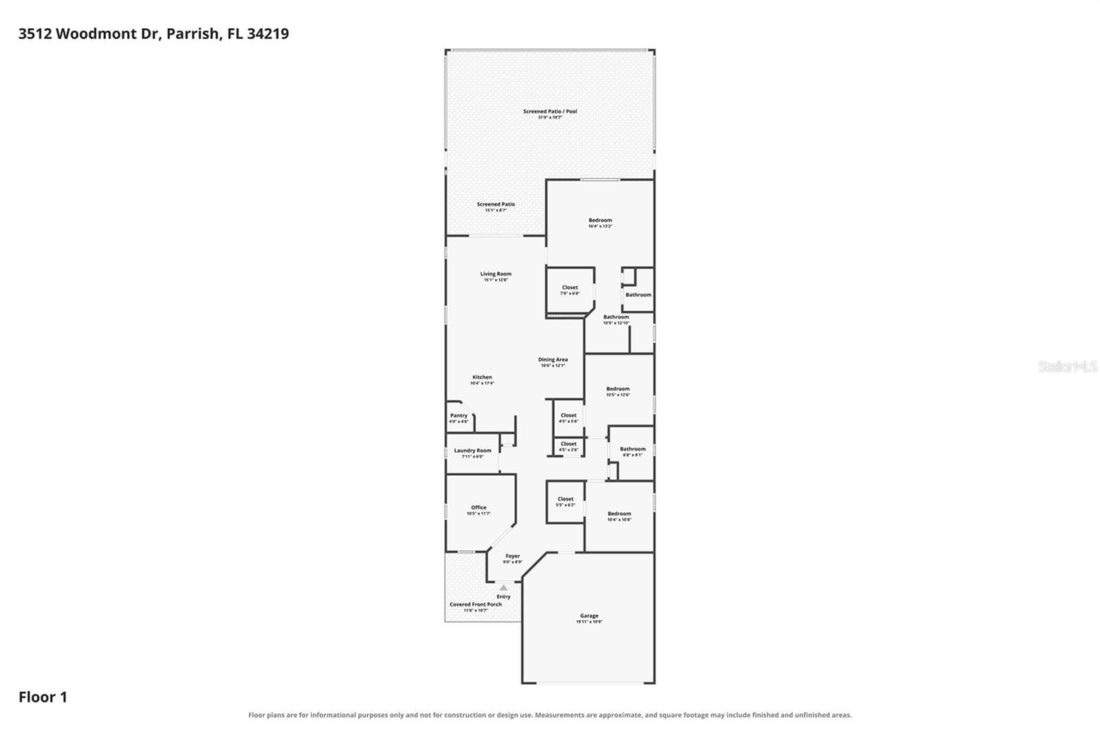 Single Family Residence at 3512 WOODMONT DR, PARRISH, photo 55 of 55