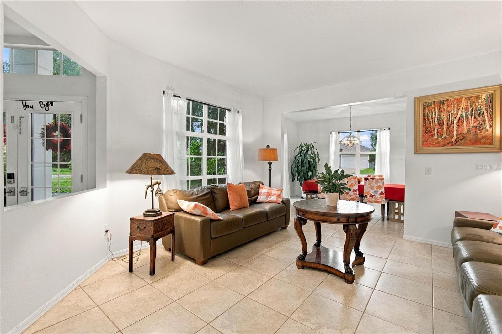 Easy care tile flooring on bottom level of home - 8102 STONEFIELD, TAMPA