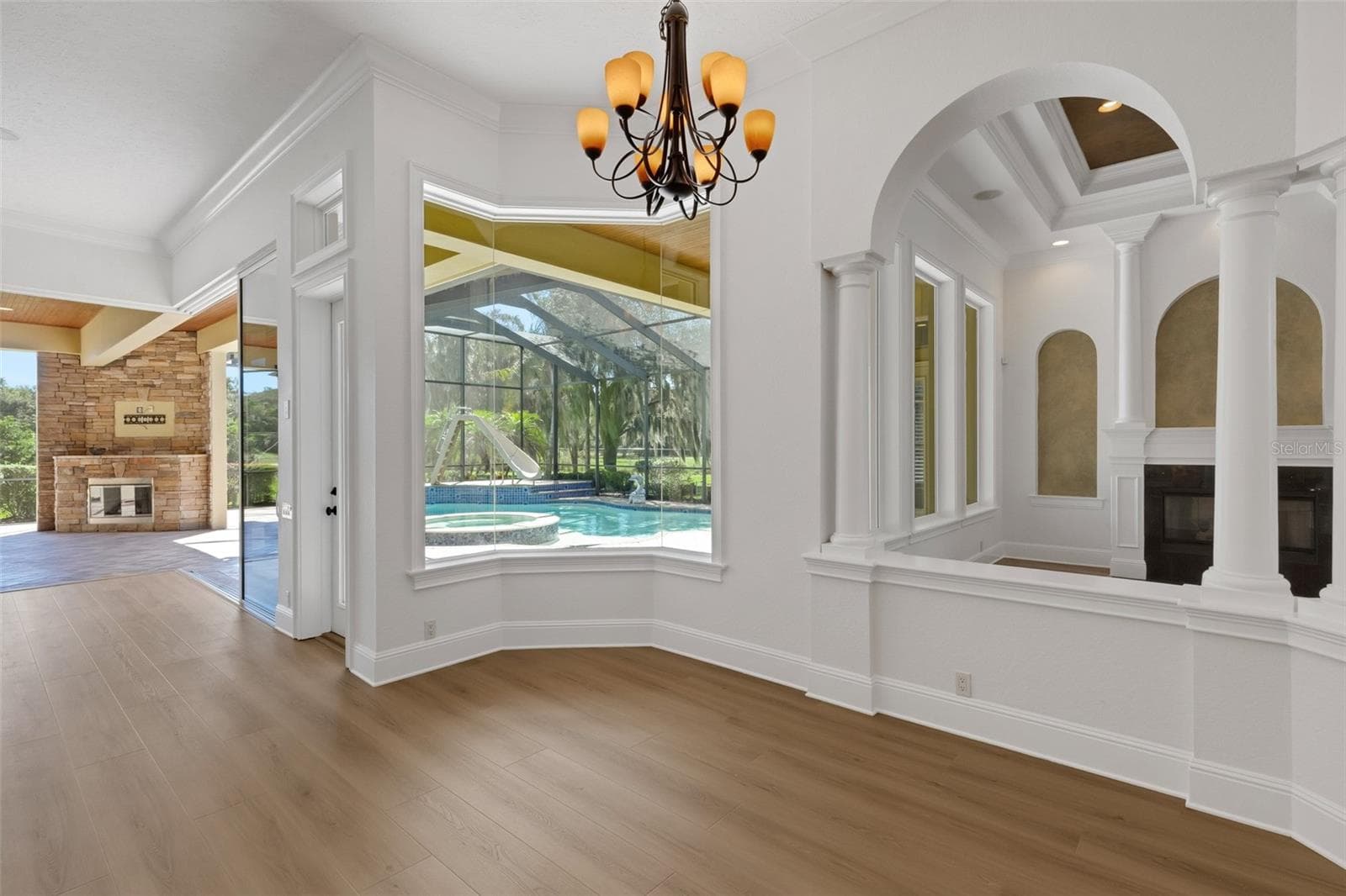 The casual dining area will accommodate a larger table fitting to the home's overall design purpose. - 6562 EAGLE VIEW LOOP, LAKELAND