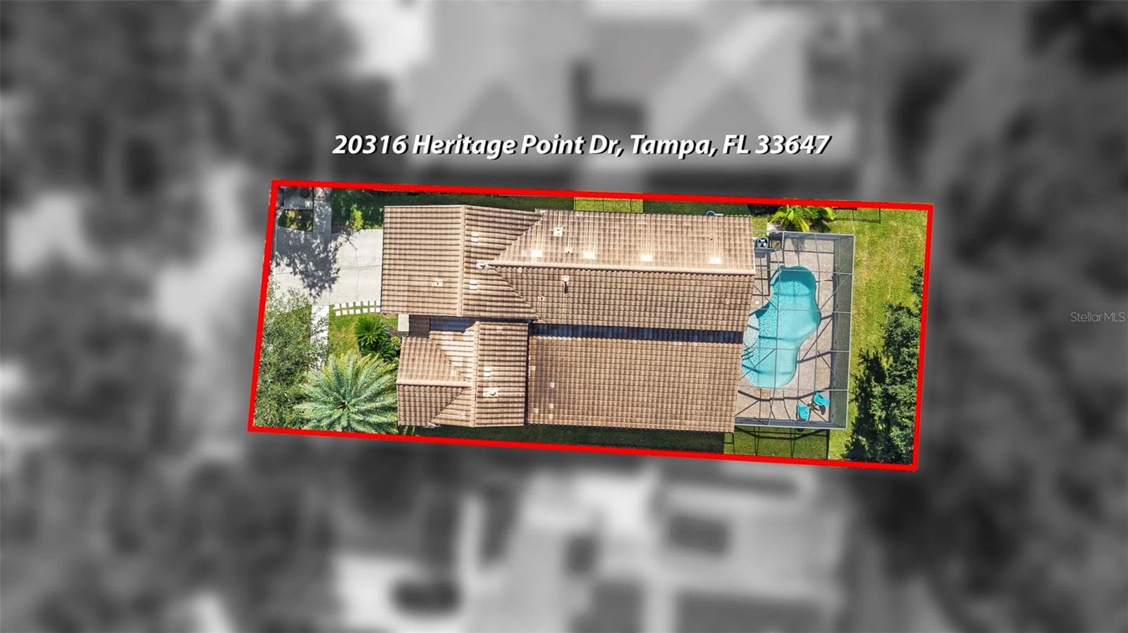 Aerial - 20316 HERITAGE POINT DR, TAMPA