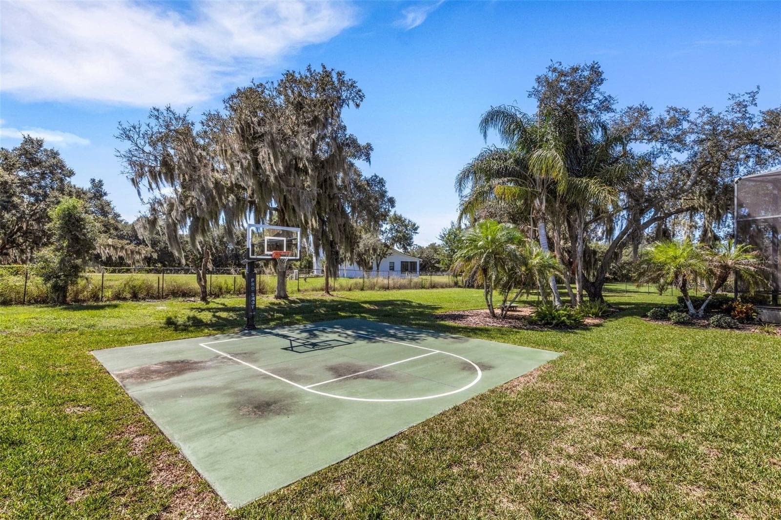 There is even a private backyard basketball court . . . game on!! - 6562 EAGLE VIEW LOOP, LAKELAND