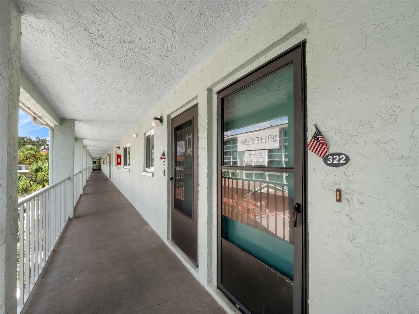 Front Door view - 801 83RD AVE N #322, ST PETERSBURG