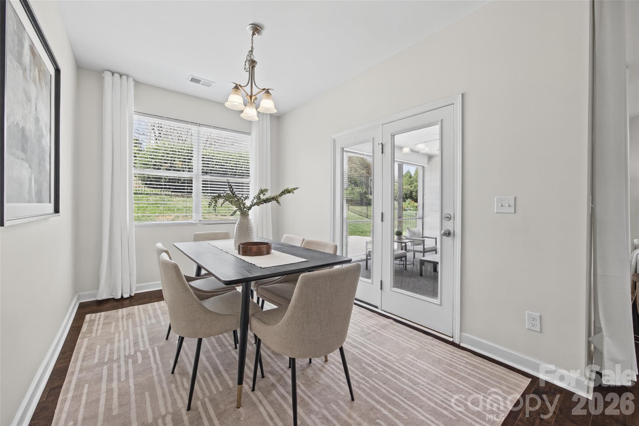 Breakfast room - 8720 Artesa Mill Lane, Charlotte