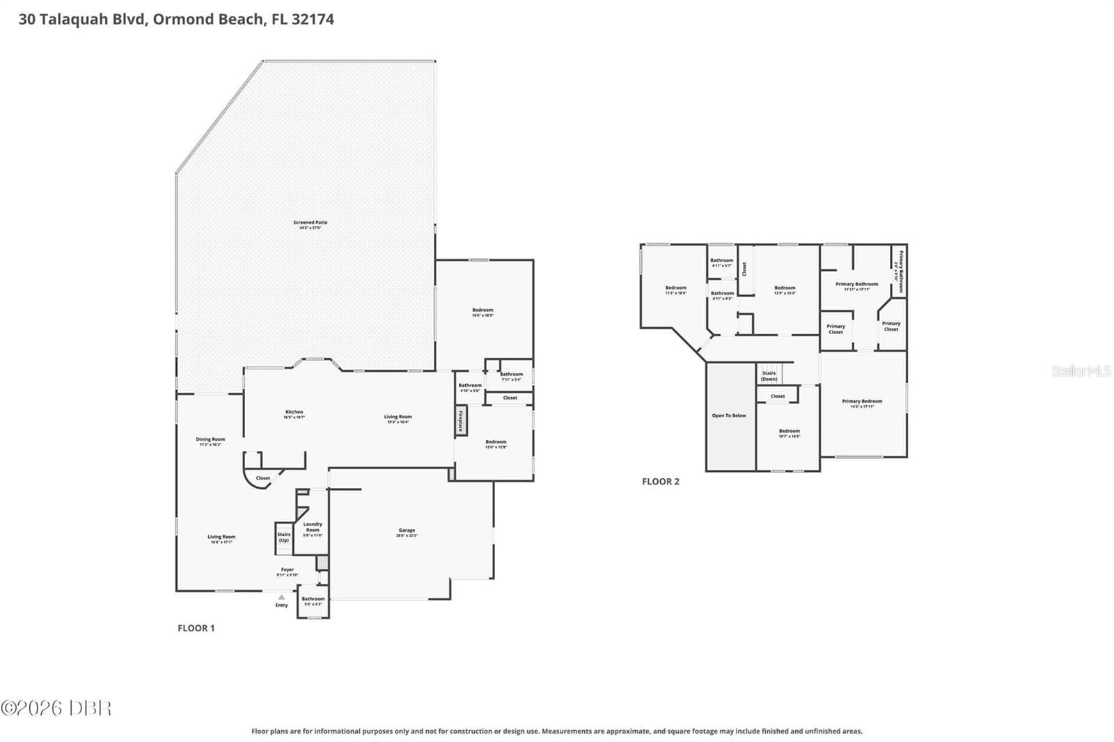Single Family Residence at 30 TALAQUAH BLVD, ORMOND BEACH, photo 48 of 50