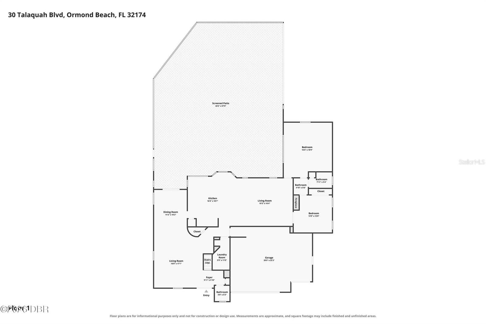 Single Family Residence at 30 TALAQUAH BLVD, ORMOND BEACH, photo 49 of 50