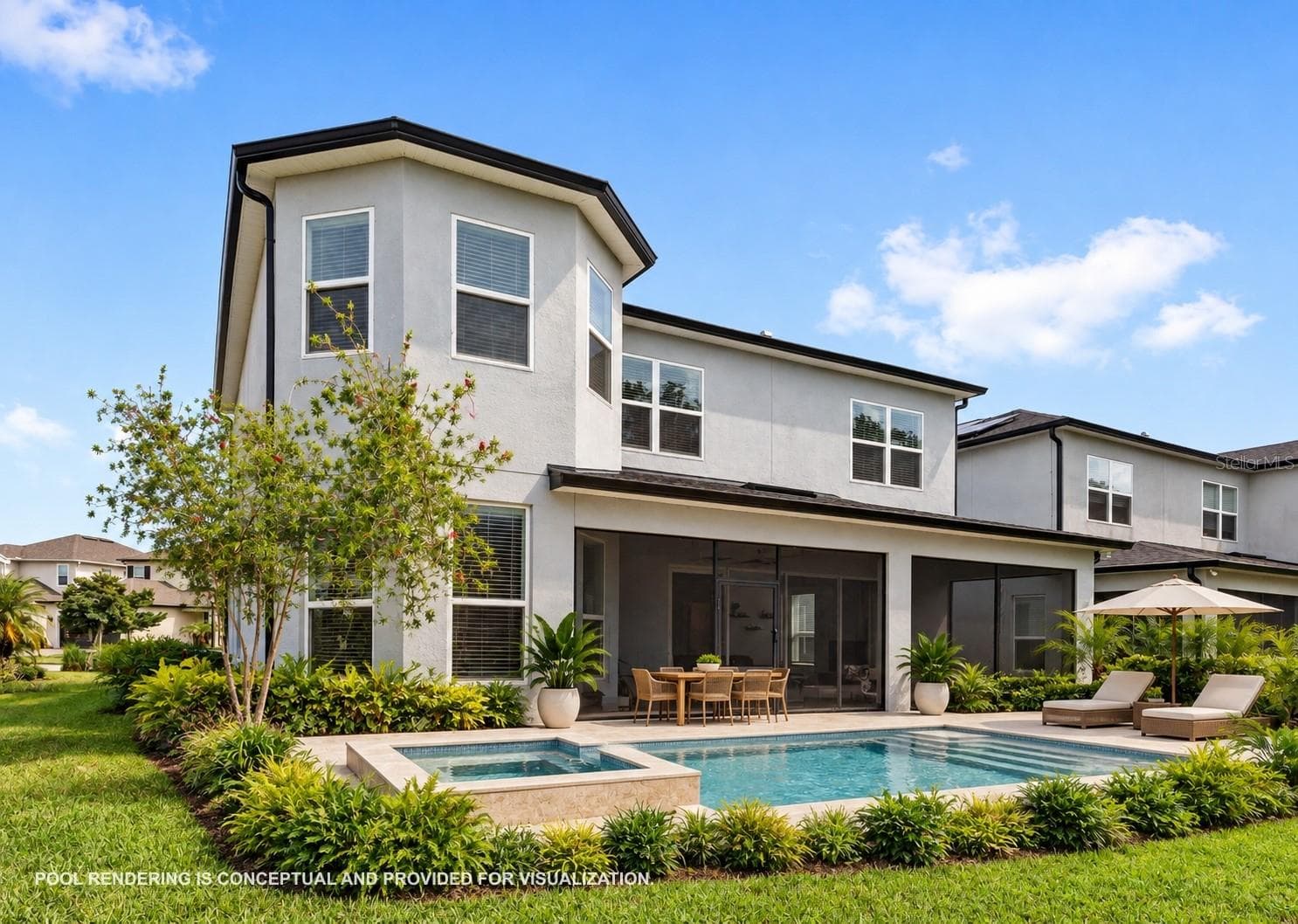 Pool rendering. Concept for visualization only. - 1168 PANDO LOOP, ORLANDO