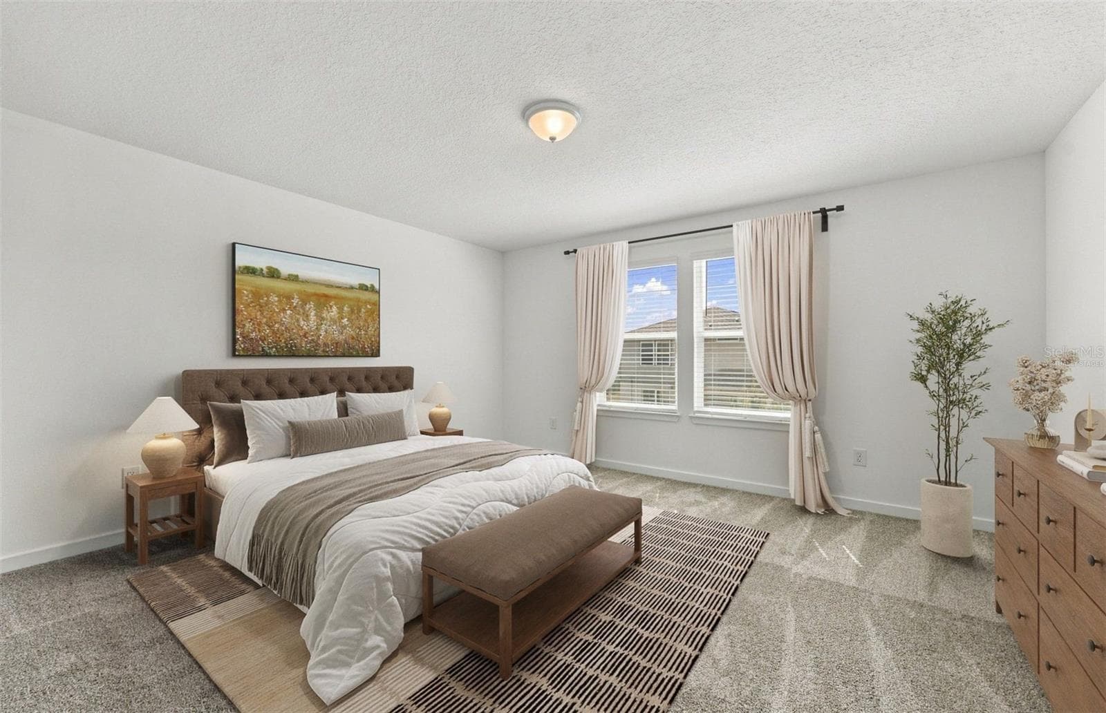 Virtually Staged - Owner's Suite - 33506 BARNEBROOK DR, WESLEY CHAPEL
