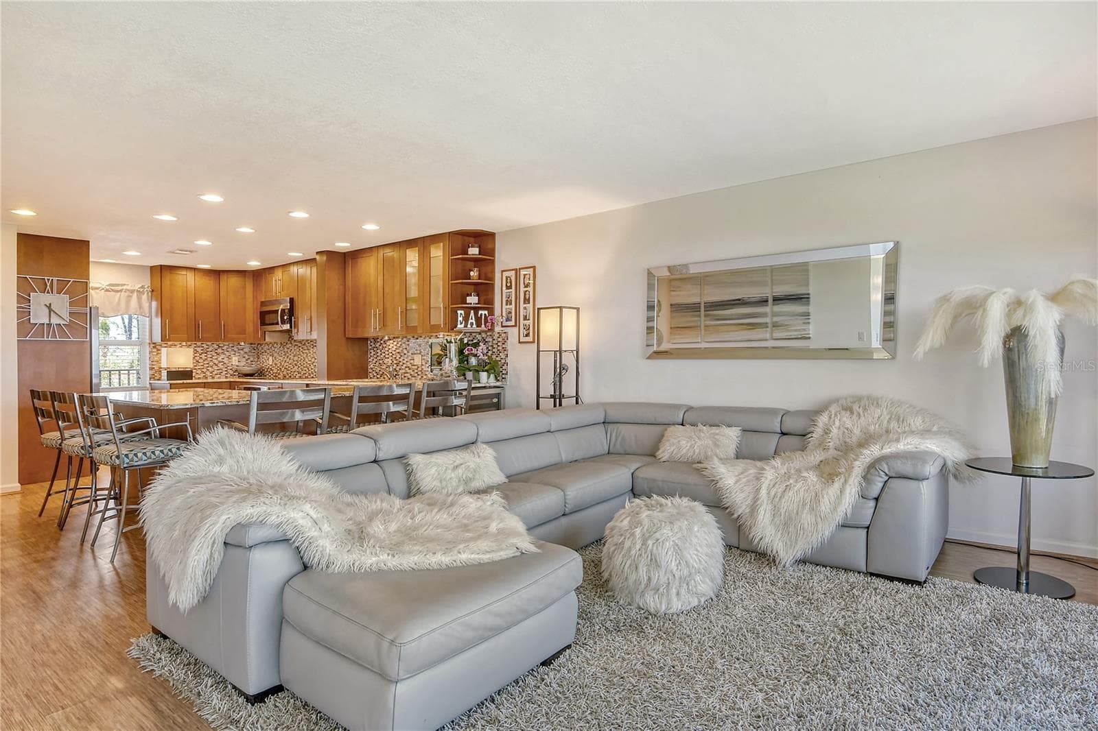 Great Room Living Area to Kitchen! - 4800 GULF OF MEXICO DR #205, LONGBOAT KEY