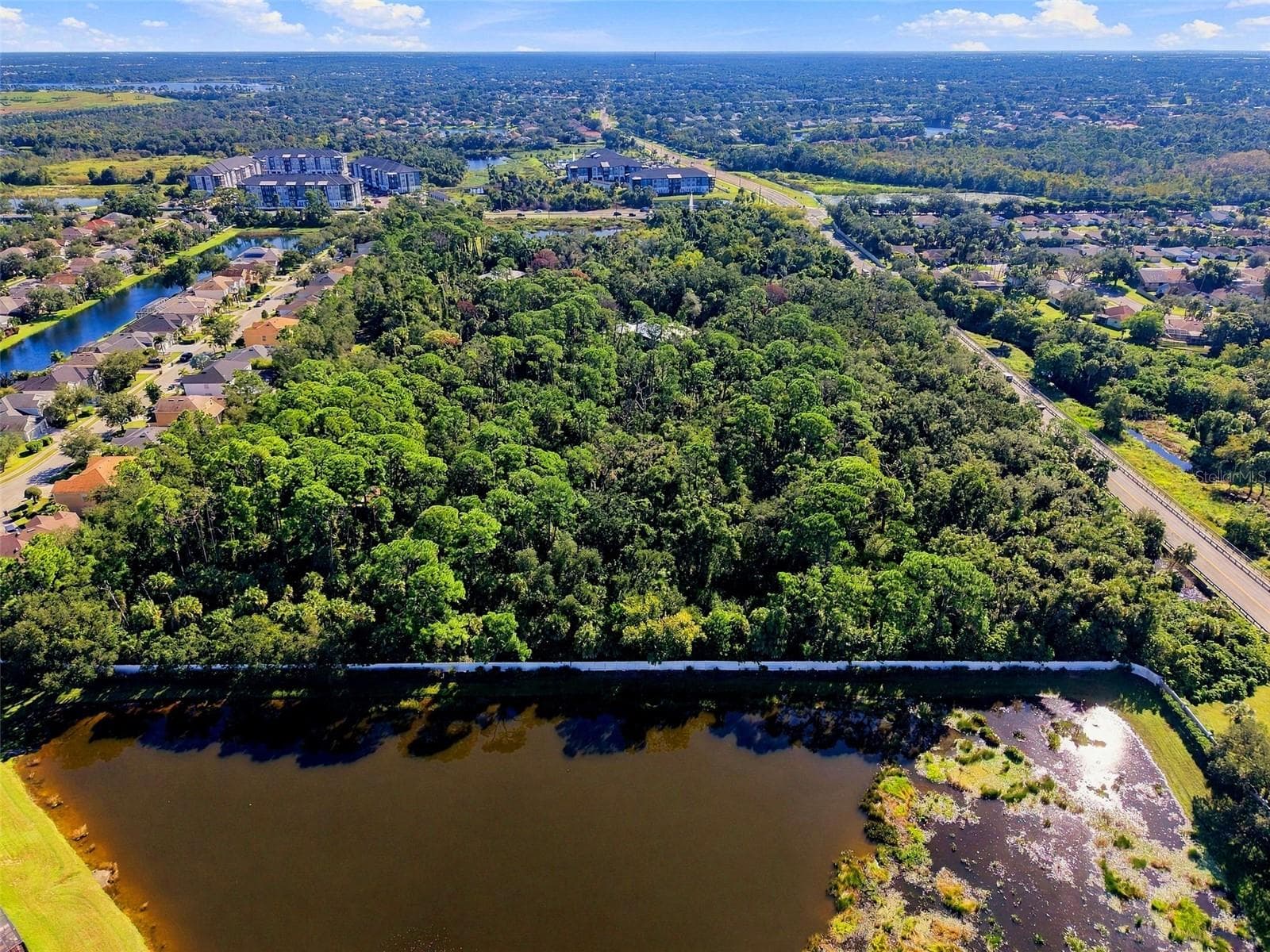 Aerial view from West of parcel - 68TH AVE E, SARASOTA