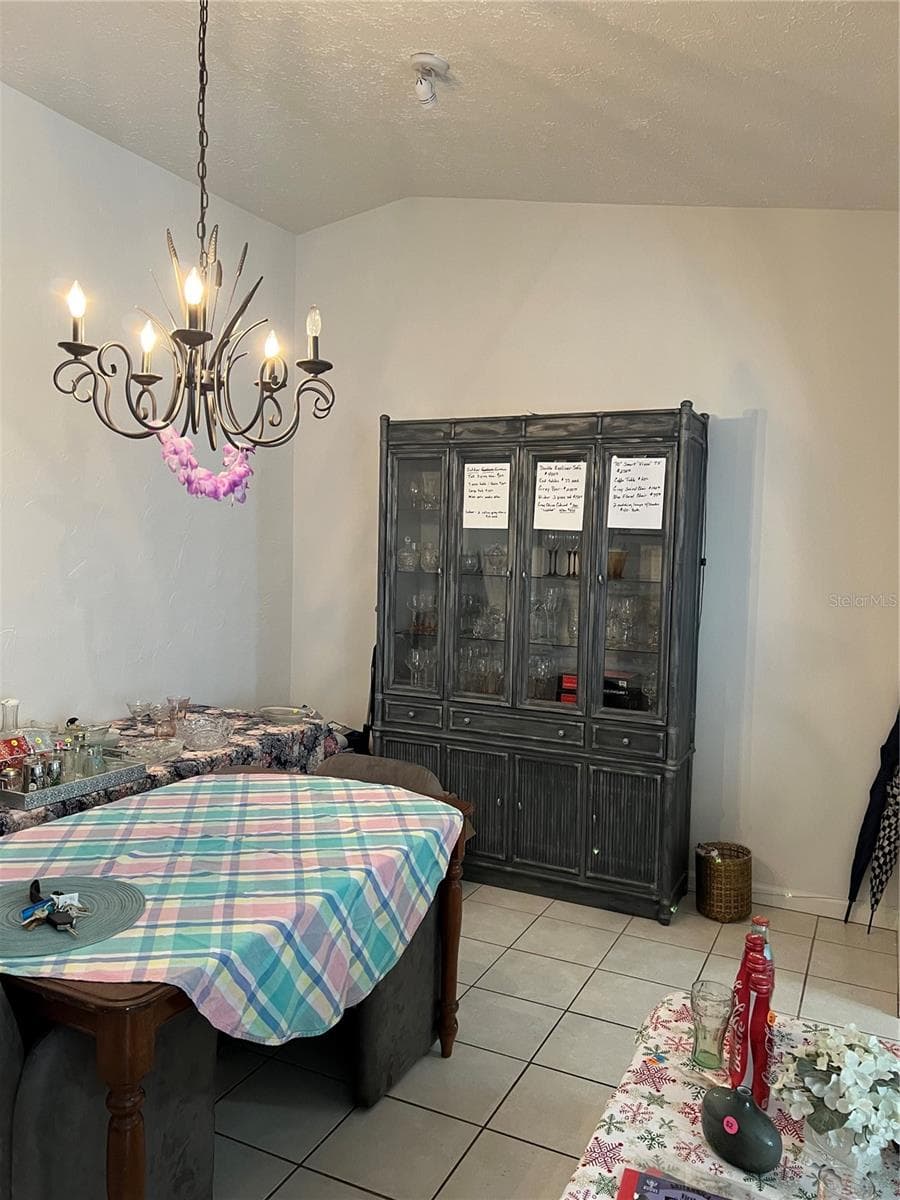 The other side of dining room. Light decor to keep people from hitting their head while the table was moved. - 4715 STONEPOINTE PL, TAMPA