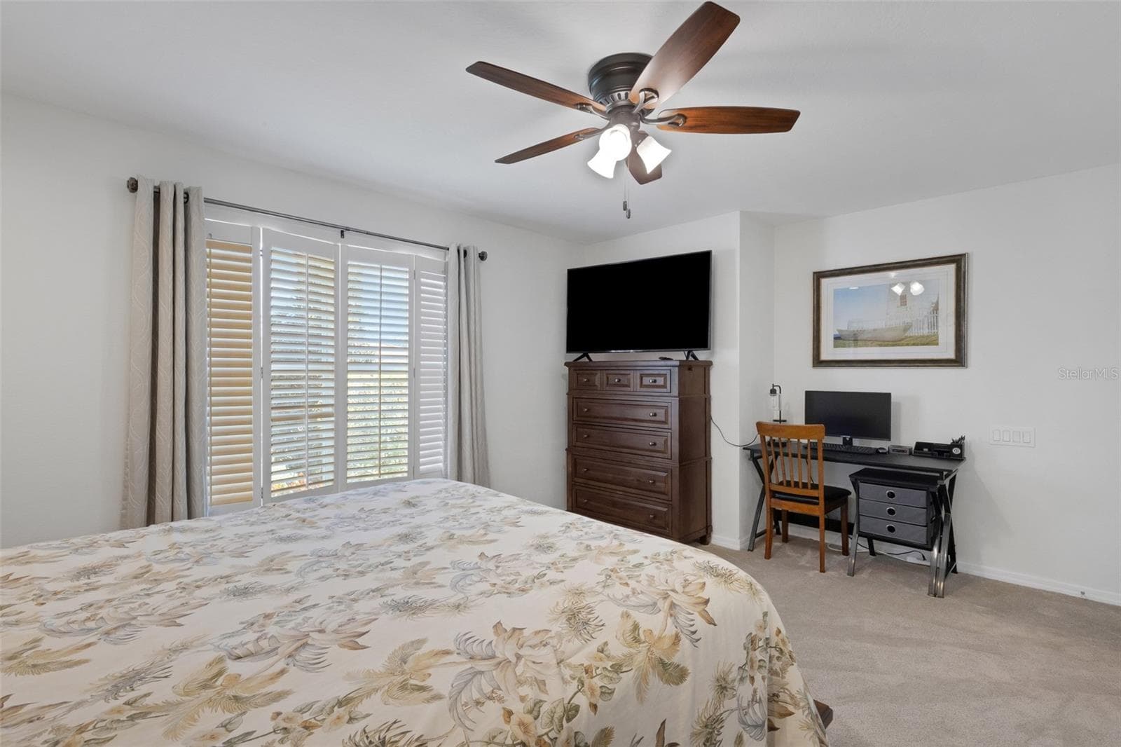 Huge Den/Office that is being used as a 4th bedroom - 4806 PERIDIA BLVD E, BRADENTON