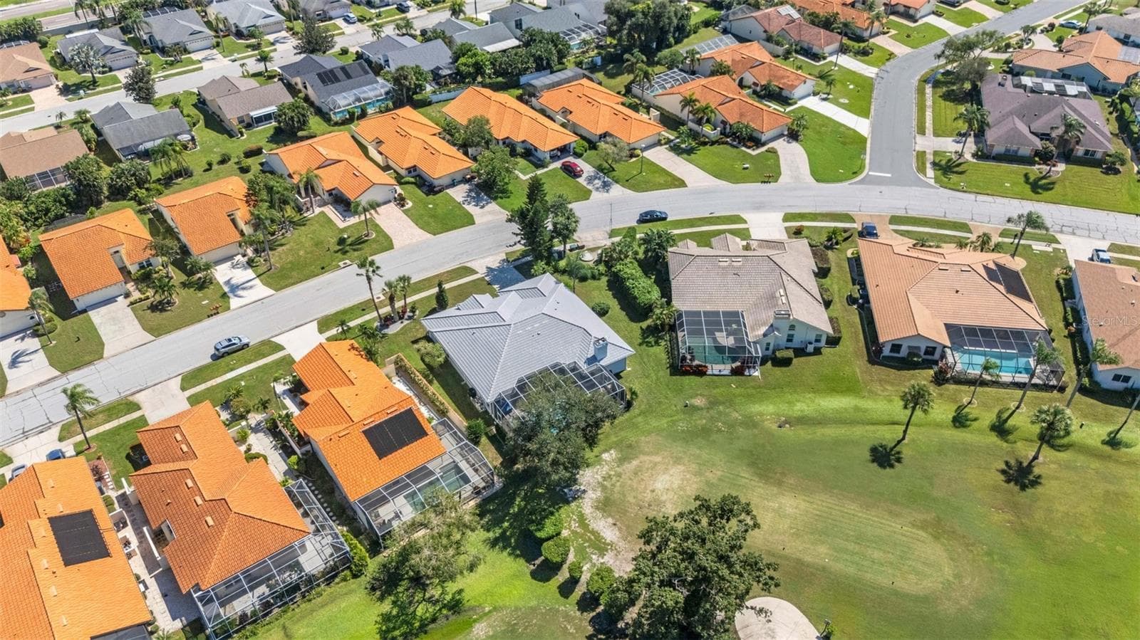 House hasn't been hit with golf balls because it is at the Tee - 4806 PERIDIA BLVD E, BRADENTON