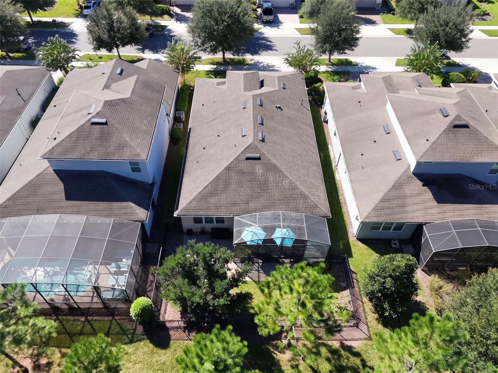 Aerial view of the Home from the backyard - 1233 EGGLESTON DRIVE, DELAND