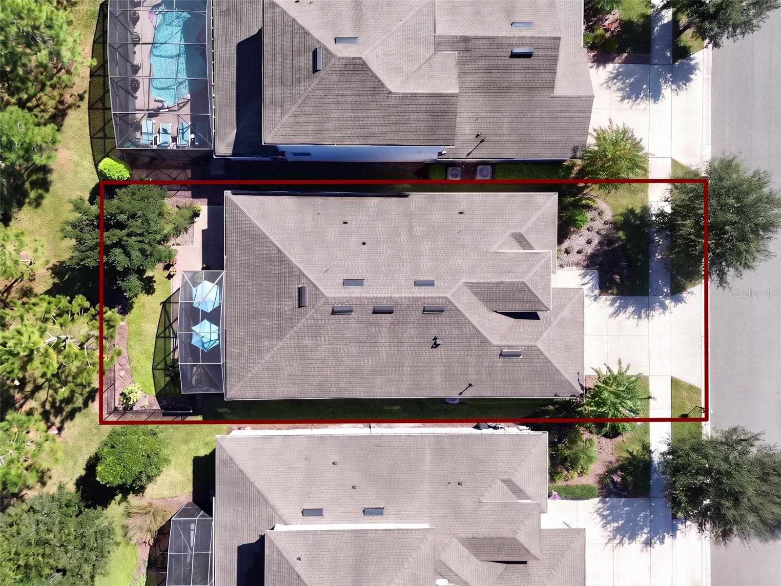 Aerial view from above the Home - 1233 EGGLESTON DRIVE, DELAND