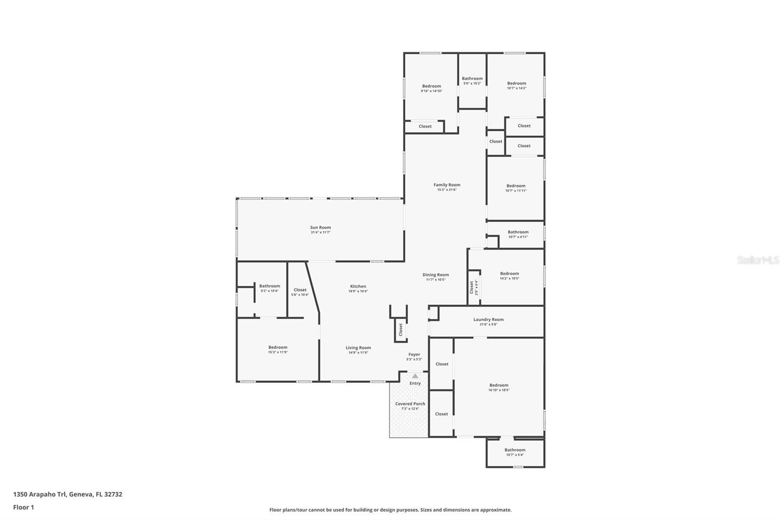 Single Family Residence at 1350 ARAPAHO TRL, GENEVA, photo 61 of 63