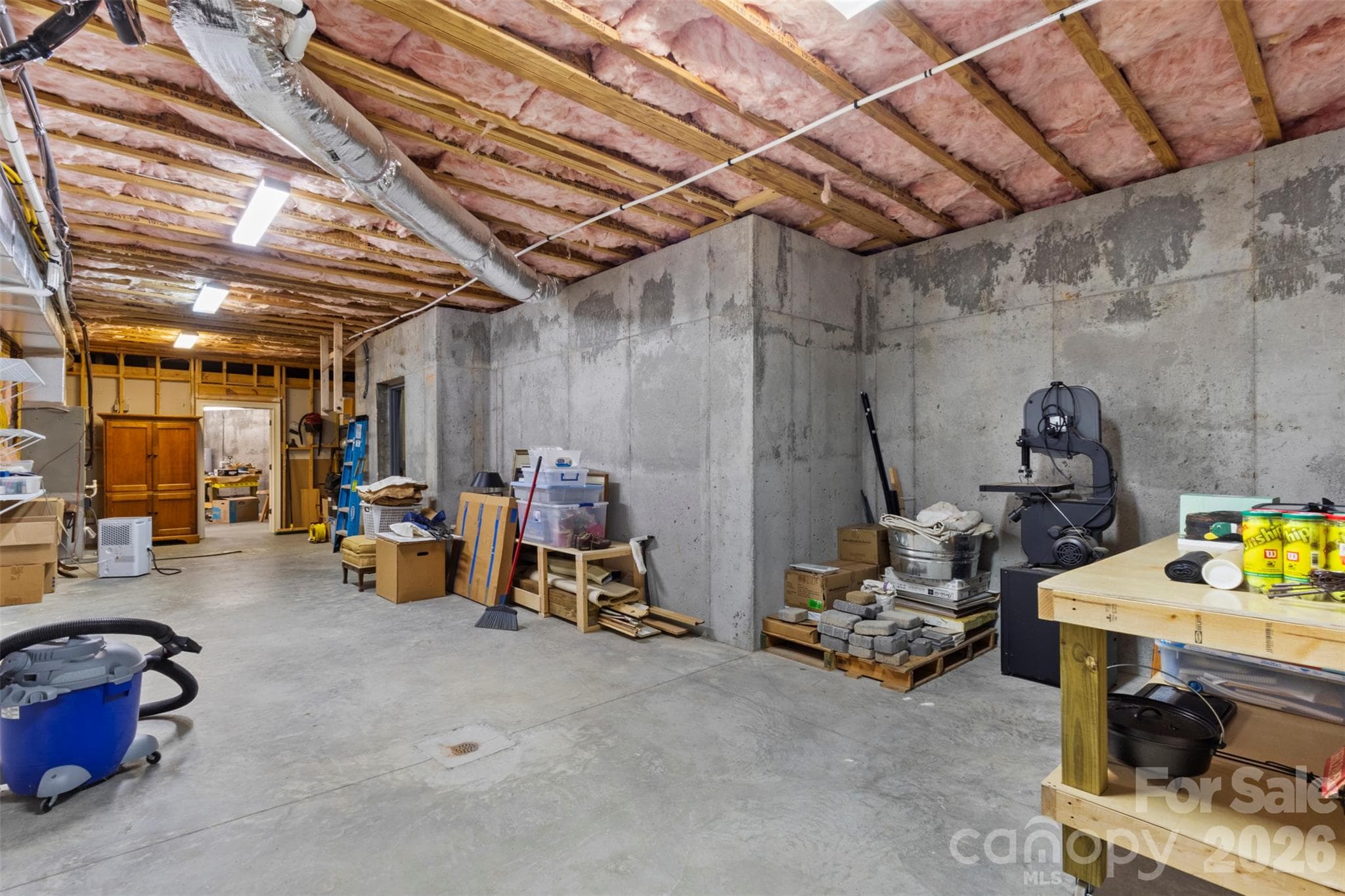 Plenty of room for dedicated storage, projects, even has a safe room area ready for completion - 973 Pinnacle Drive, Iron Station