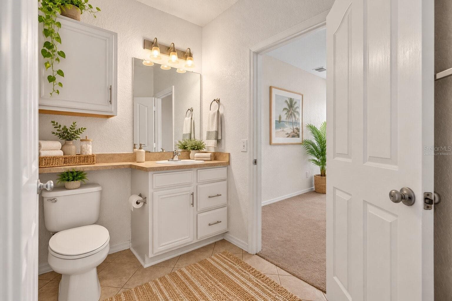 Virtually Staged Bathroom - 6149 METROWEST BLVD #308, ORLANDO
