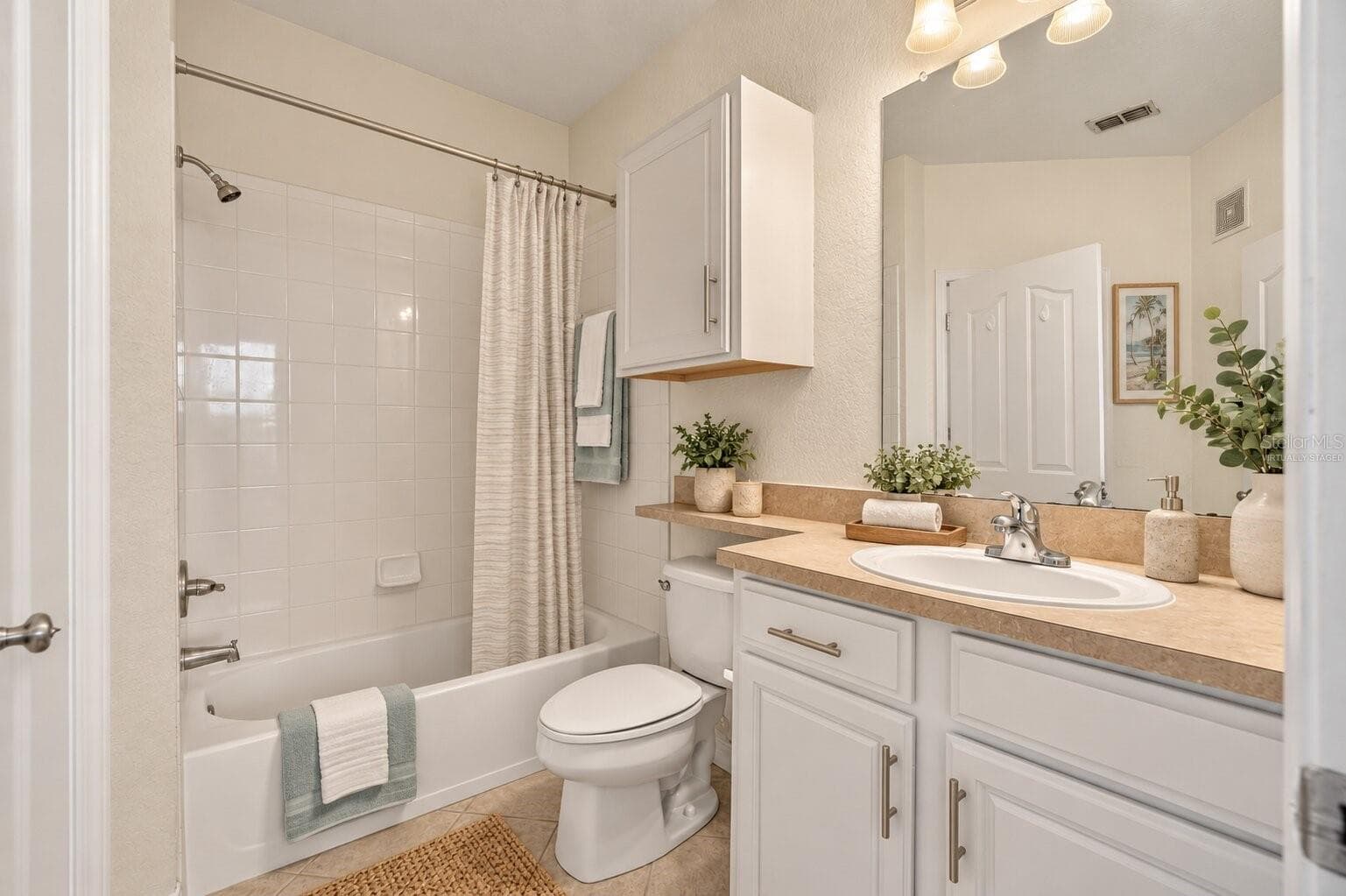 Virtually Staged Bathroom - 6149 METROWEST BLVD #308, ORLANDO