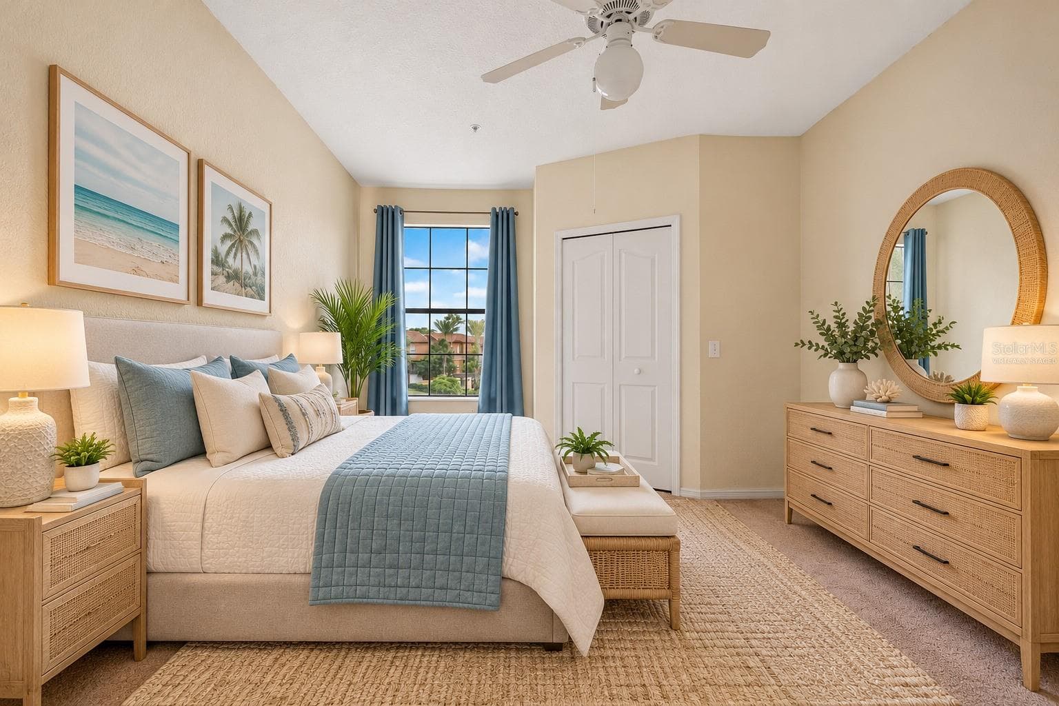 Virtually Staged Second Bedroom - 6149 METROWEST BLVD #308, ORLANDO