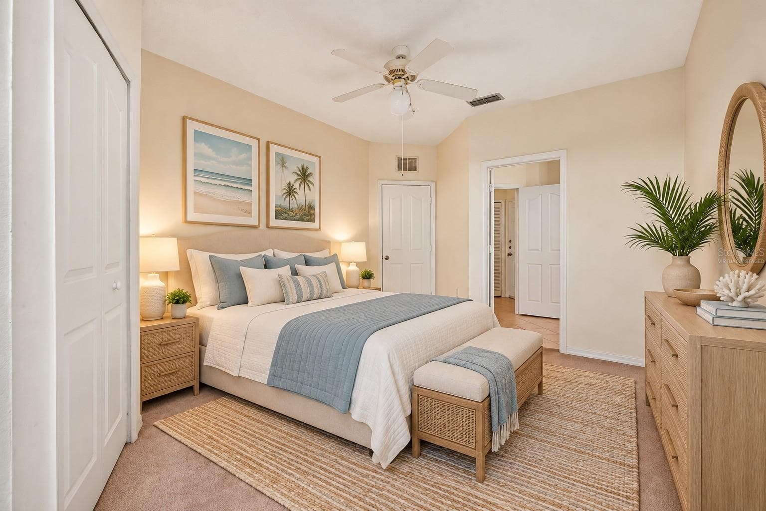 Virtually Staged Second Bedroom - 6149 METROWEST BLVD #308, ORLANDO