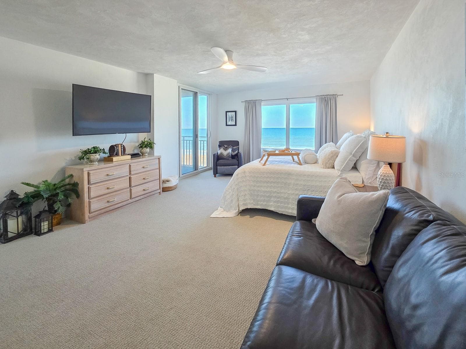 Private entrance to the balcony. - 2545 S ATLANTIC AVE #403, DAYTONA BEACH SHORES