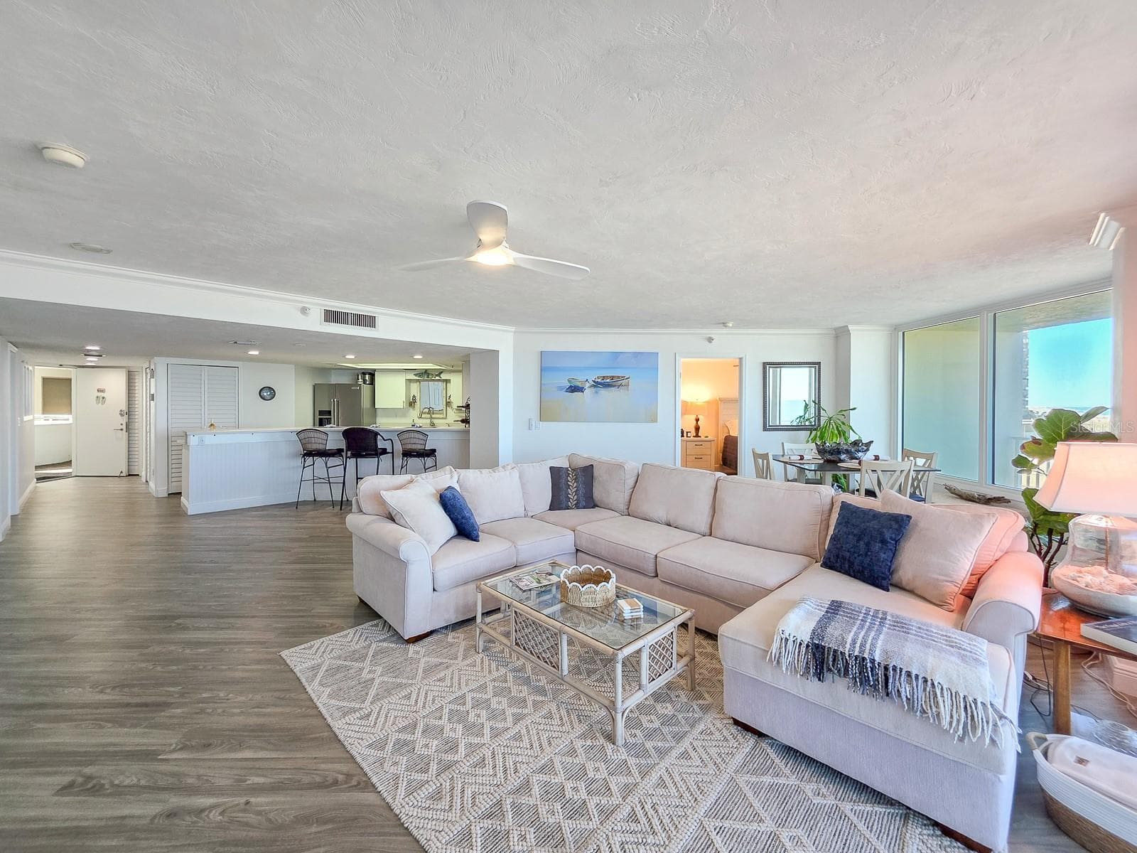 Entering residence from balcony. - 2545 S ATLANTIC AVE #403, DAYTONA BEACH SHORES
