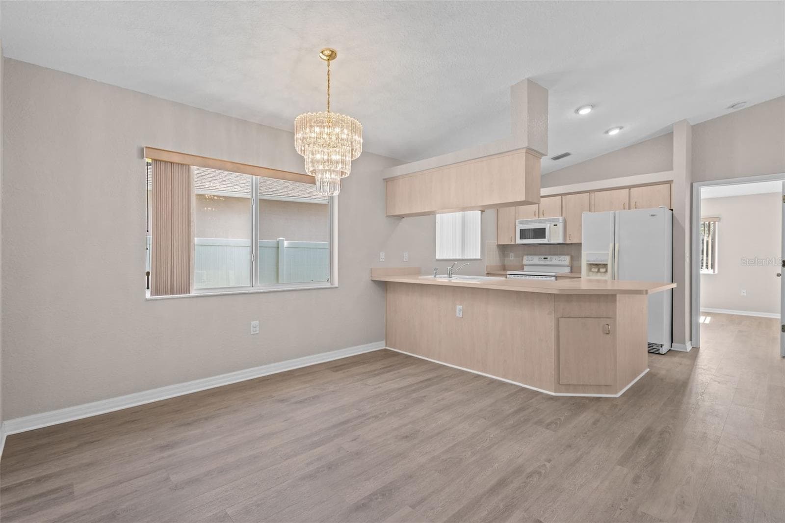 Dining Area and Kitchen - 7399 TANAWANDA TRL, SPRING HILL