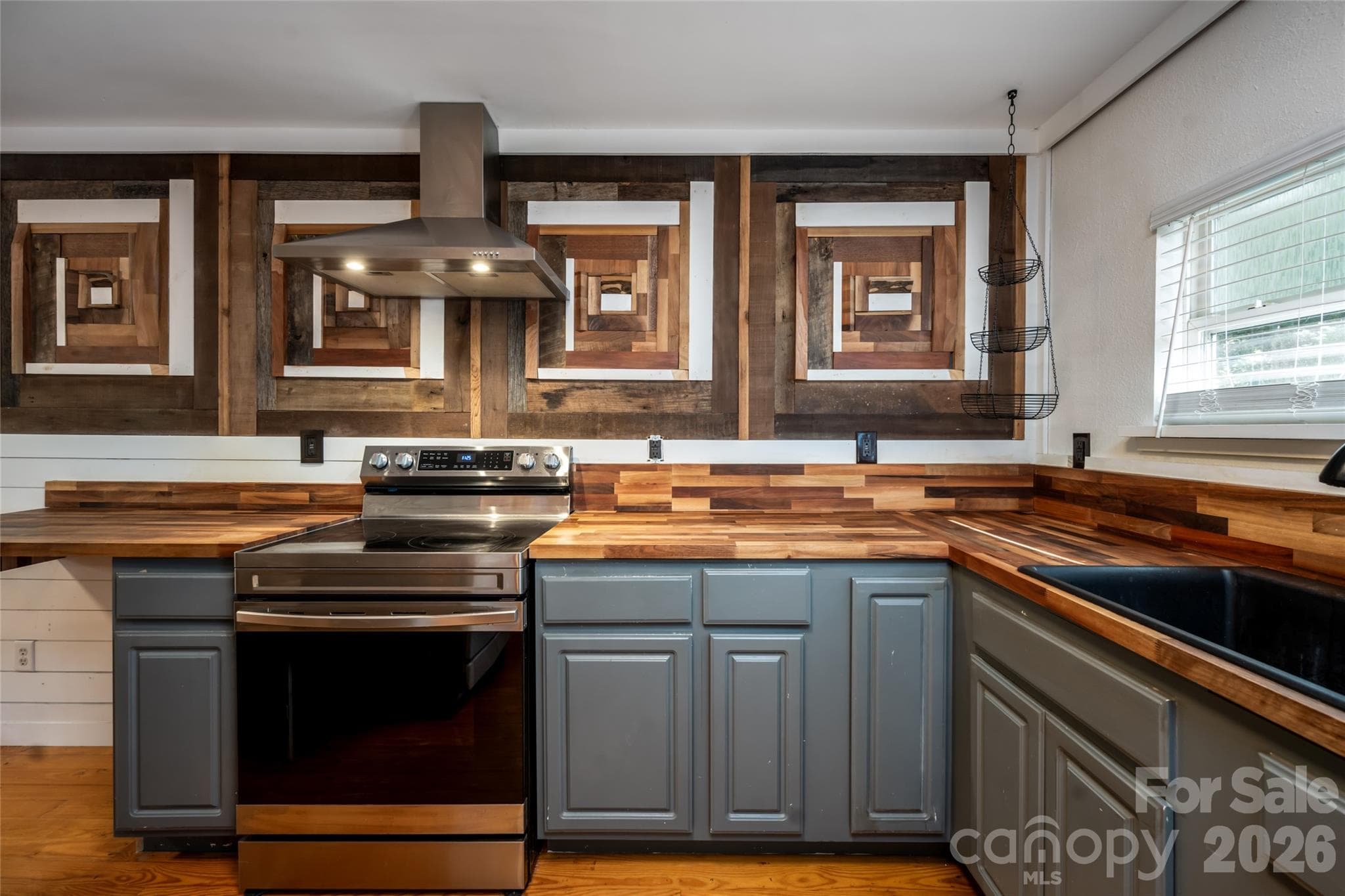 Kitchen remodel with custom woodwork - 89 Sayles Town Road, Fairview