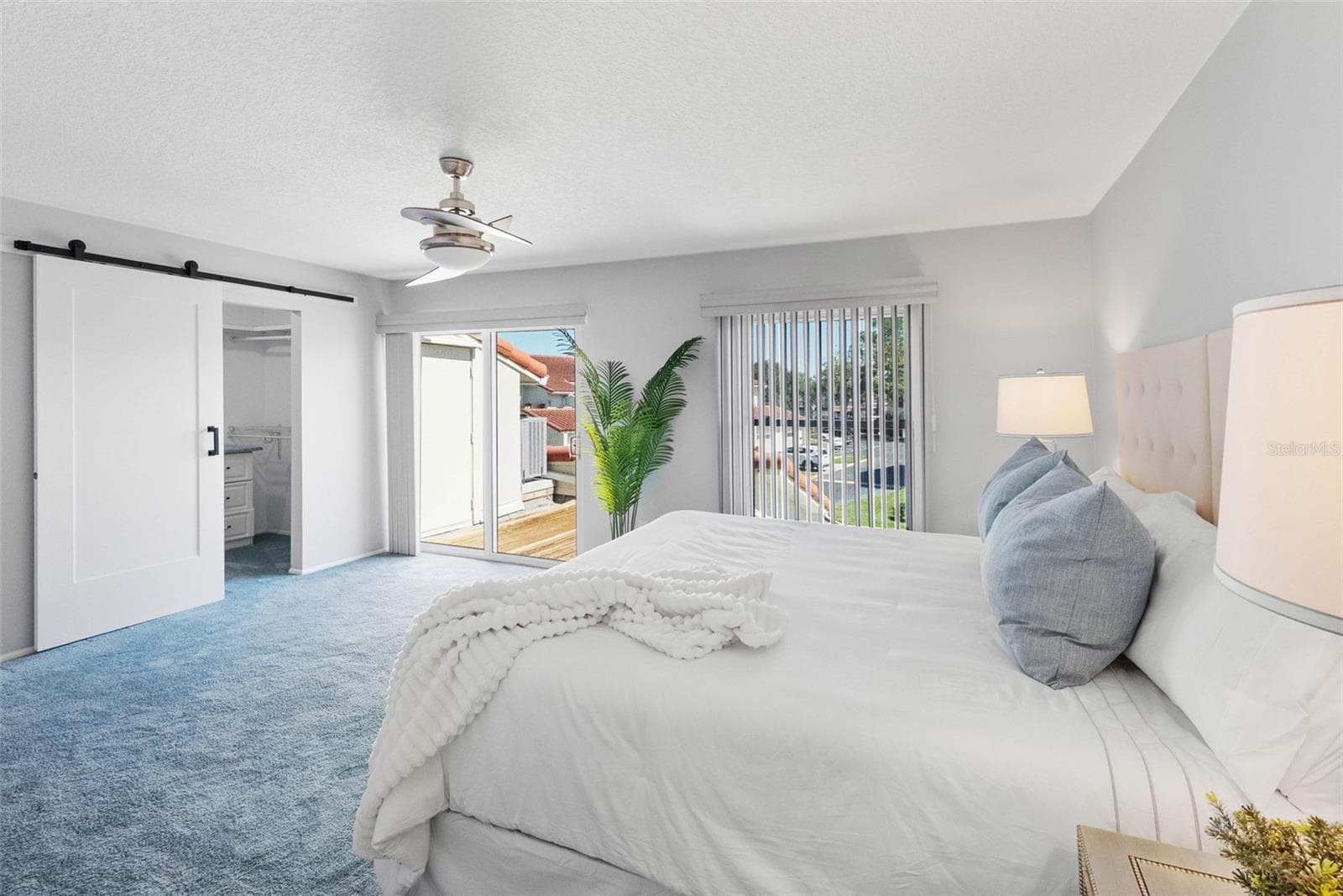 Primary Bedroom w/balcony - 2700 BAYSHORE BLVD #511, DUNEDIN