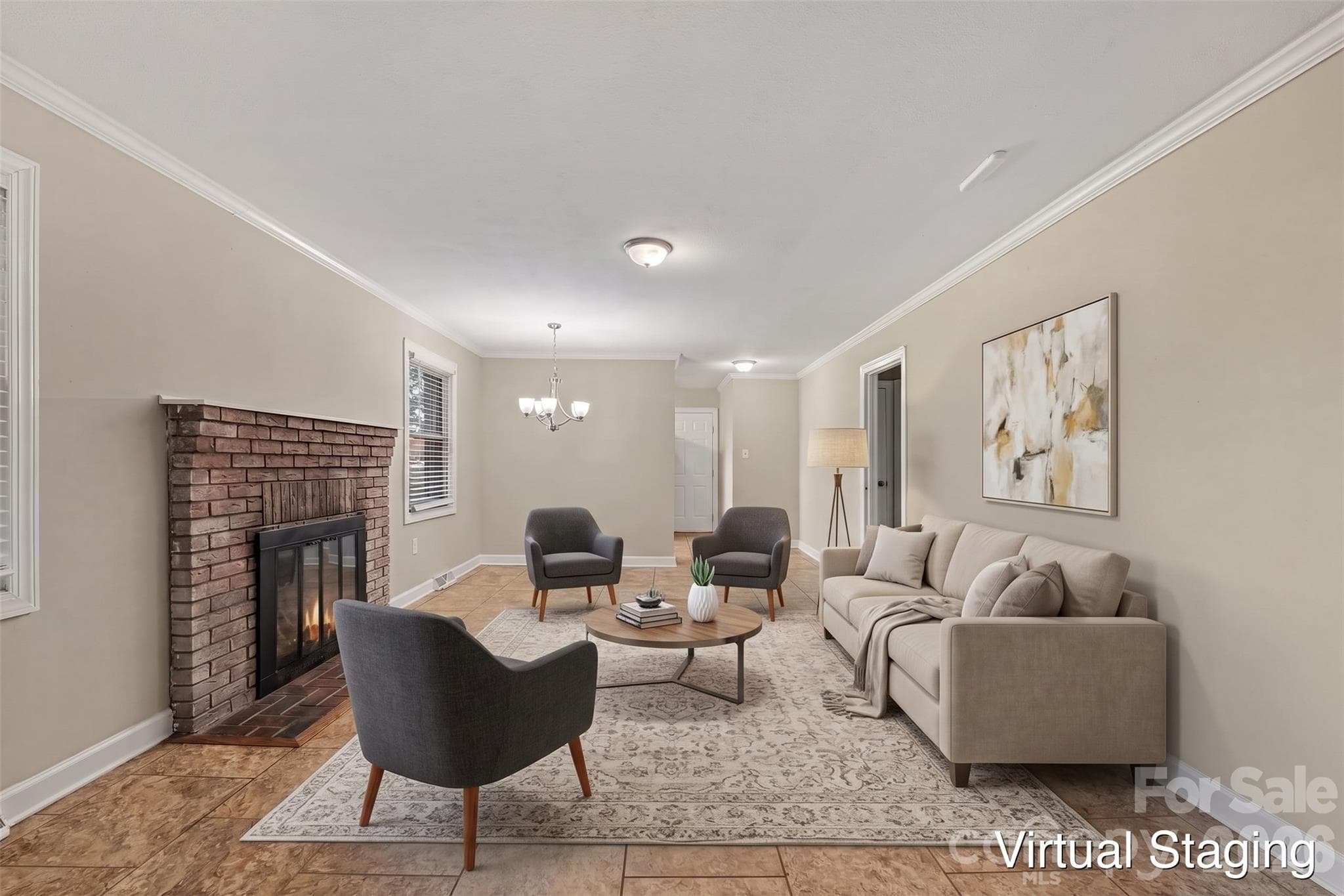 Virtually staged - 1204 Fulton Drive, Statesville