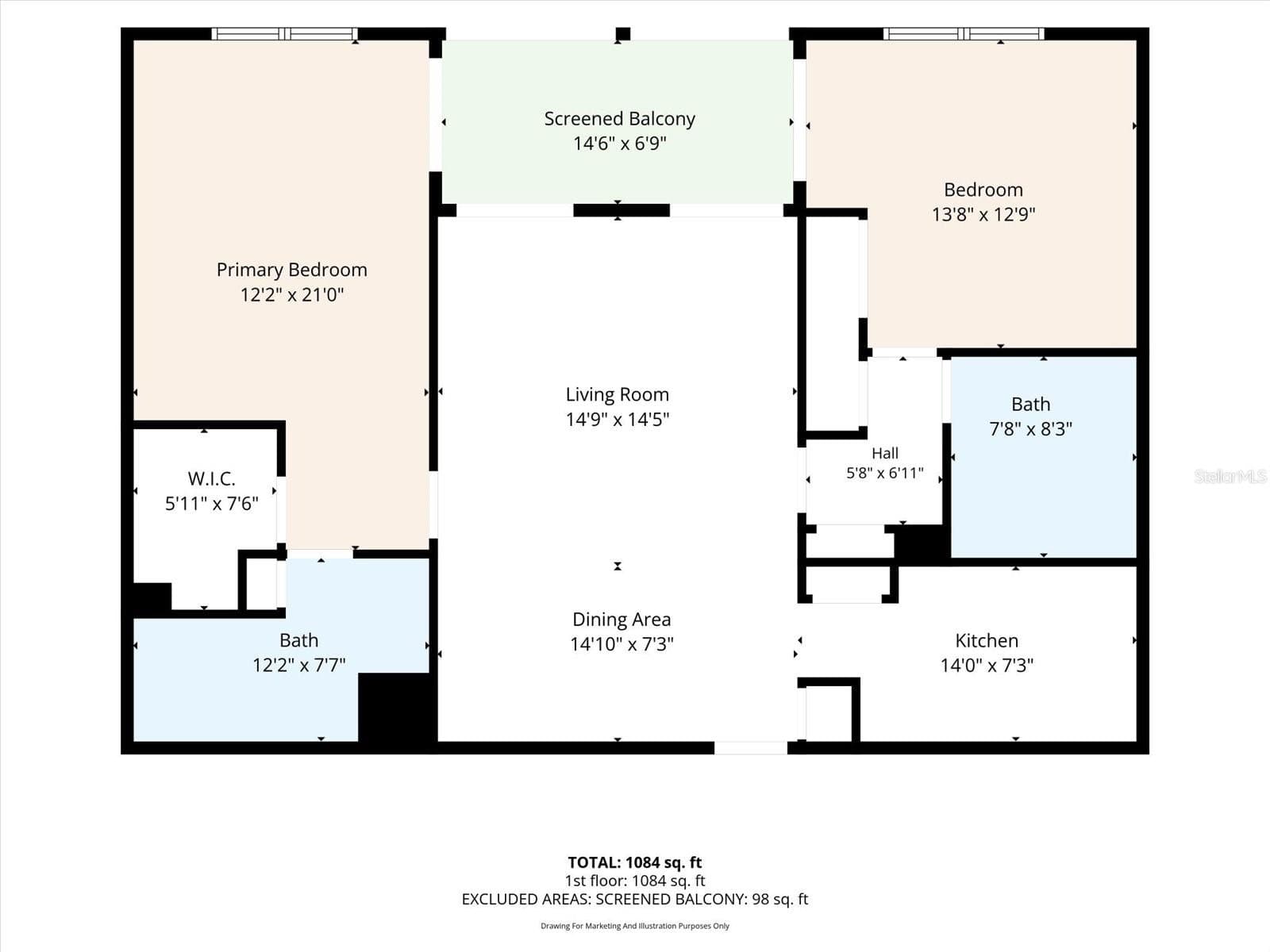 Floor Plan - 10216 REGAL DR #404, LARGO