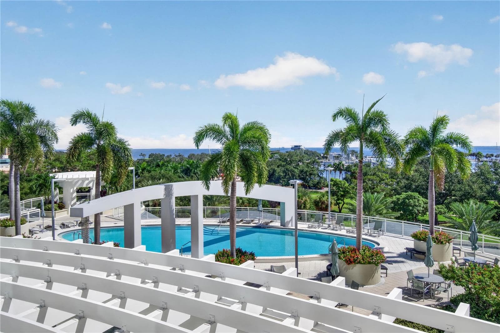 View from Family Room Balcony - 180 BEACH DR NE #502, ST PETERSBURG