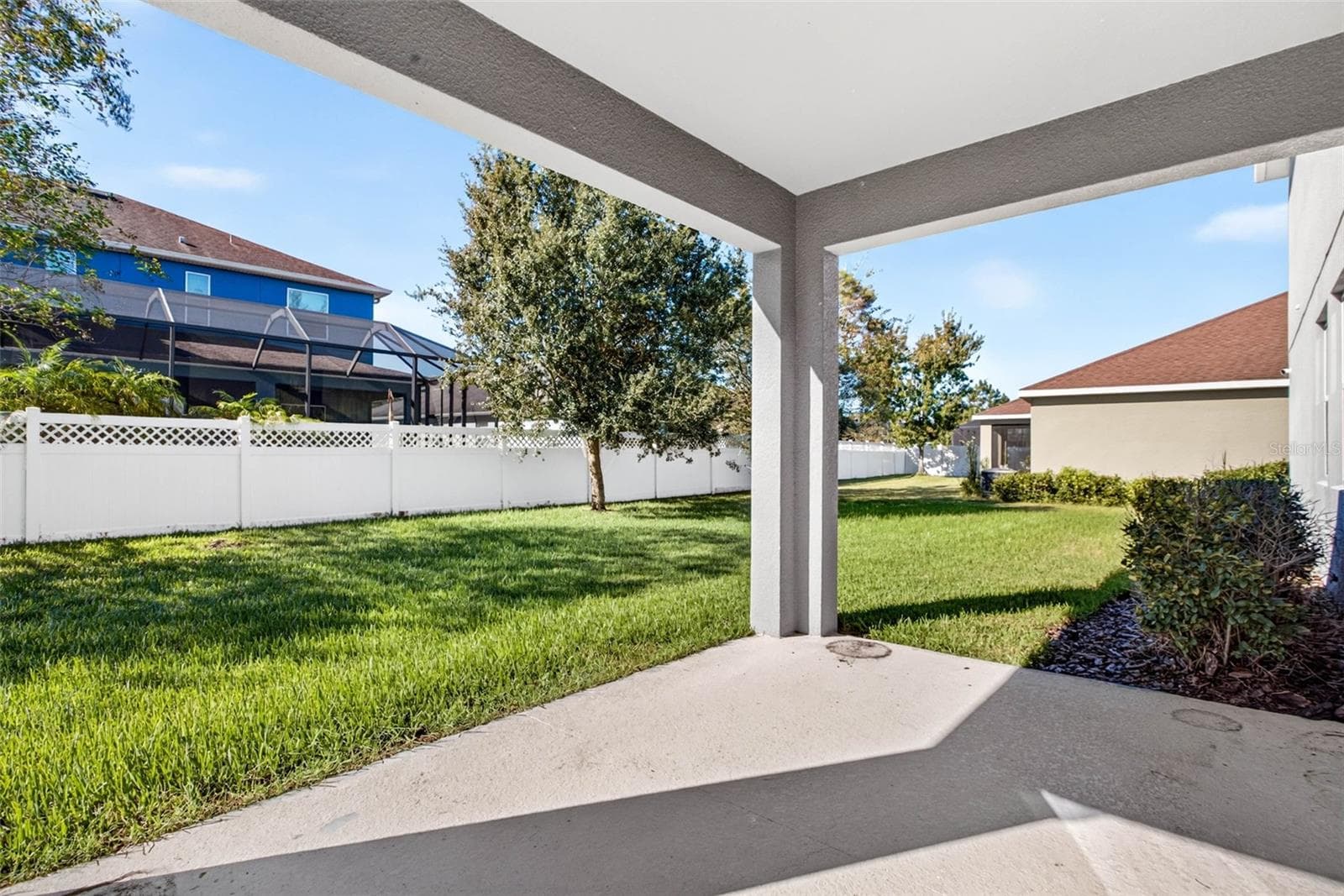 Lanai can be screened in or extended out - 33455 AZALEA RIDGE DR, WESLEY CHAPEL