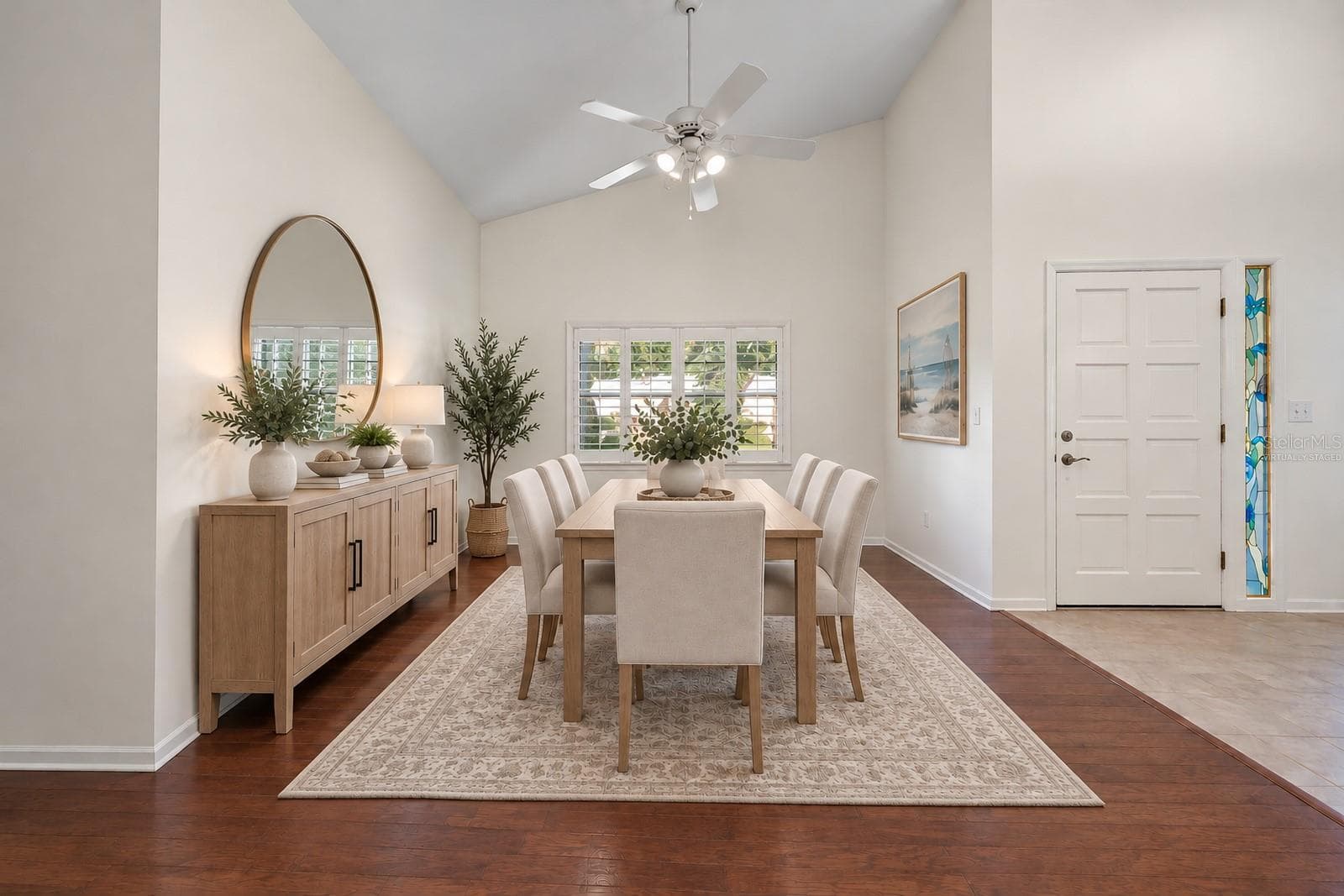 Virtually staged Formal dining room - 3160 JADEMOOR CIR, PALM HARBOR