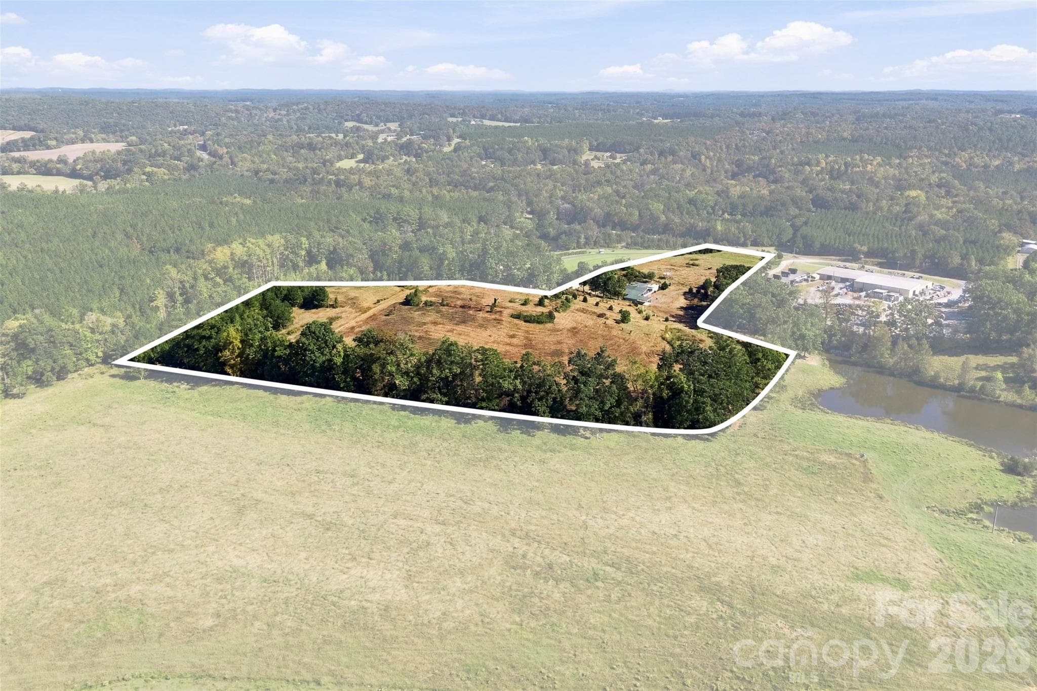 View from Back of Property - 10327 Hwy 49 Highway, Mount Pleasant