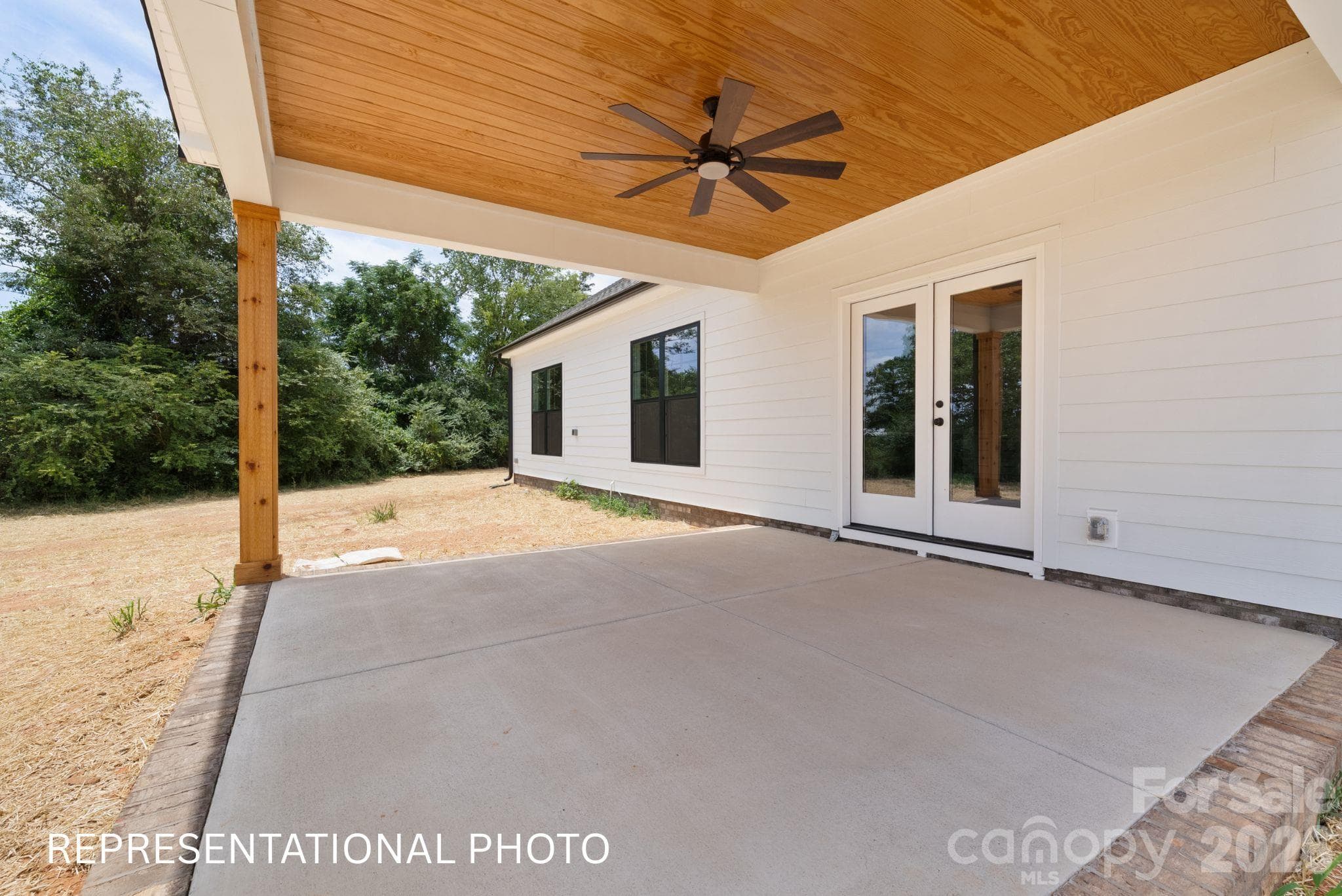 Covered Back Porch - 1052 Baylor Grove Road, Monroe