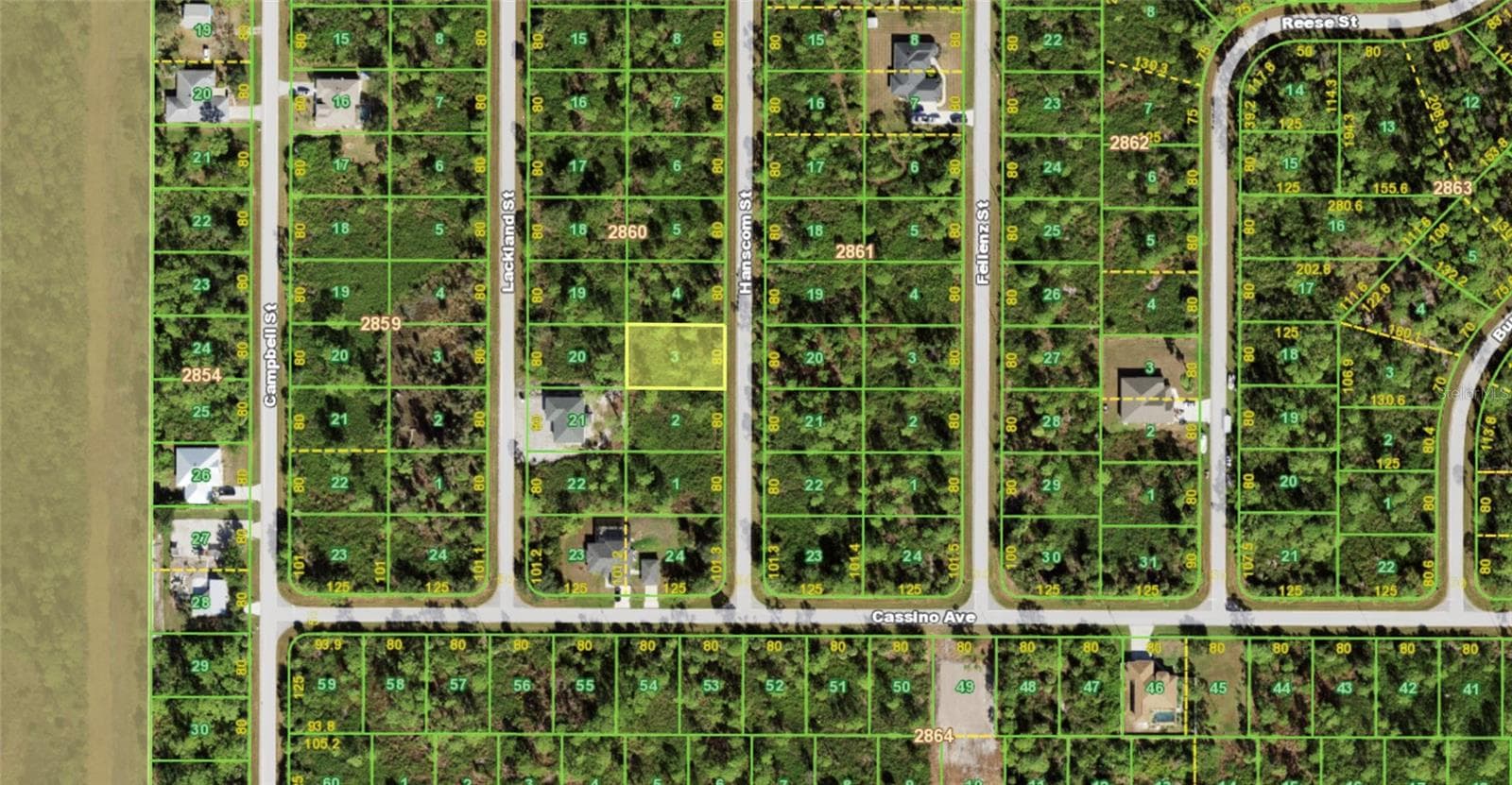 Land at 467 HANSCOM ST, PORT CHARLOTTE, photo 3 of 3