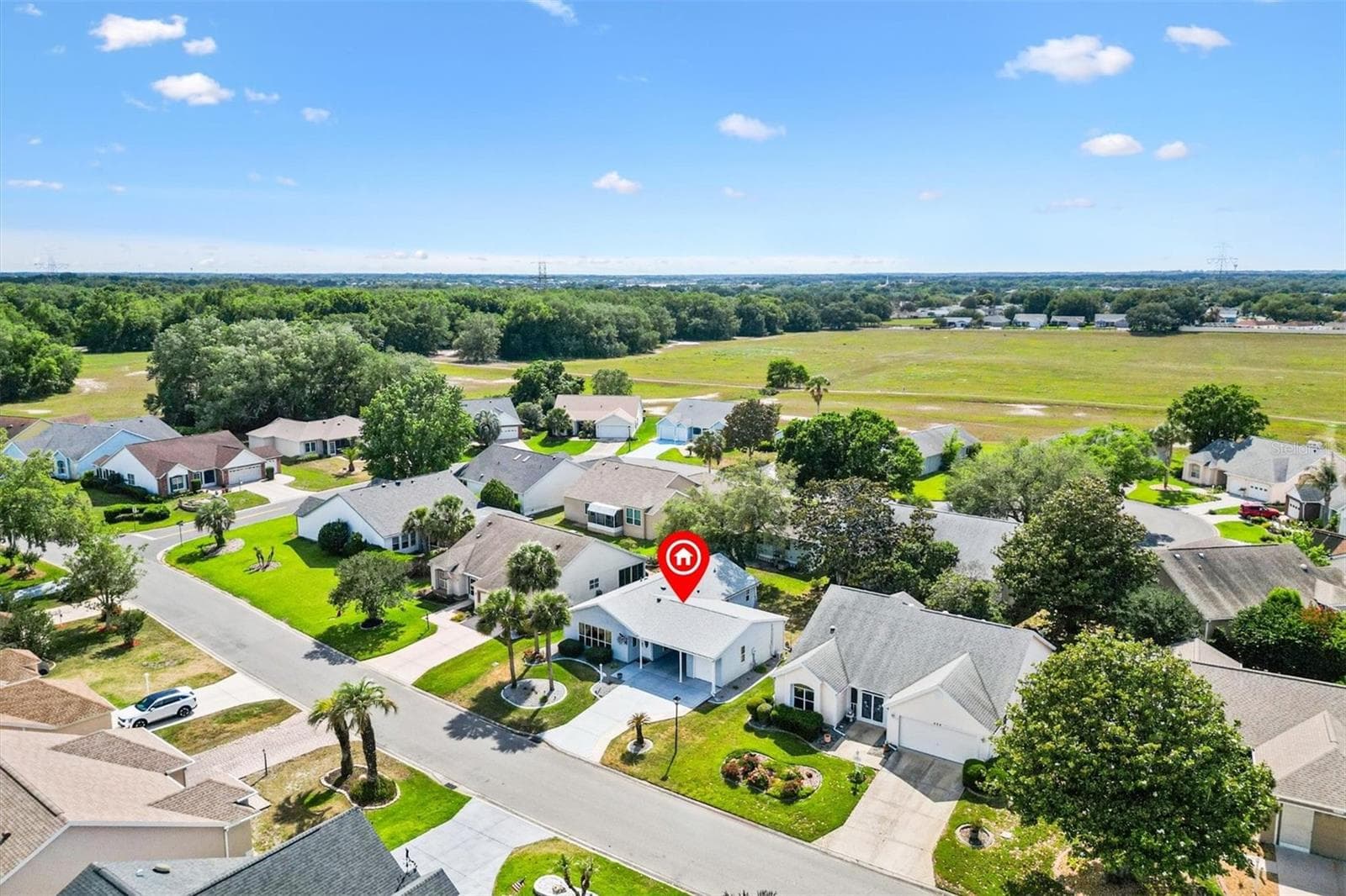 Aerial - 406 DEL MAR DR, LADY LAKE