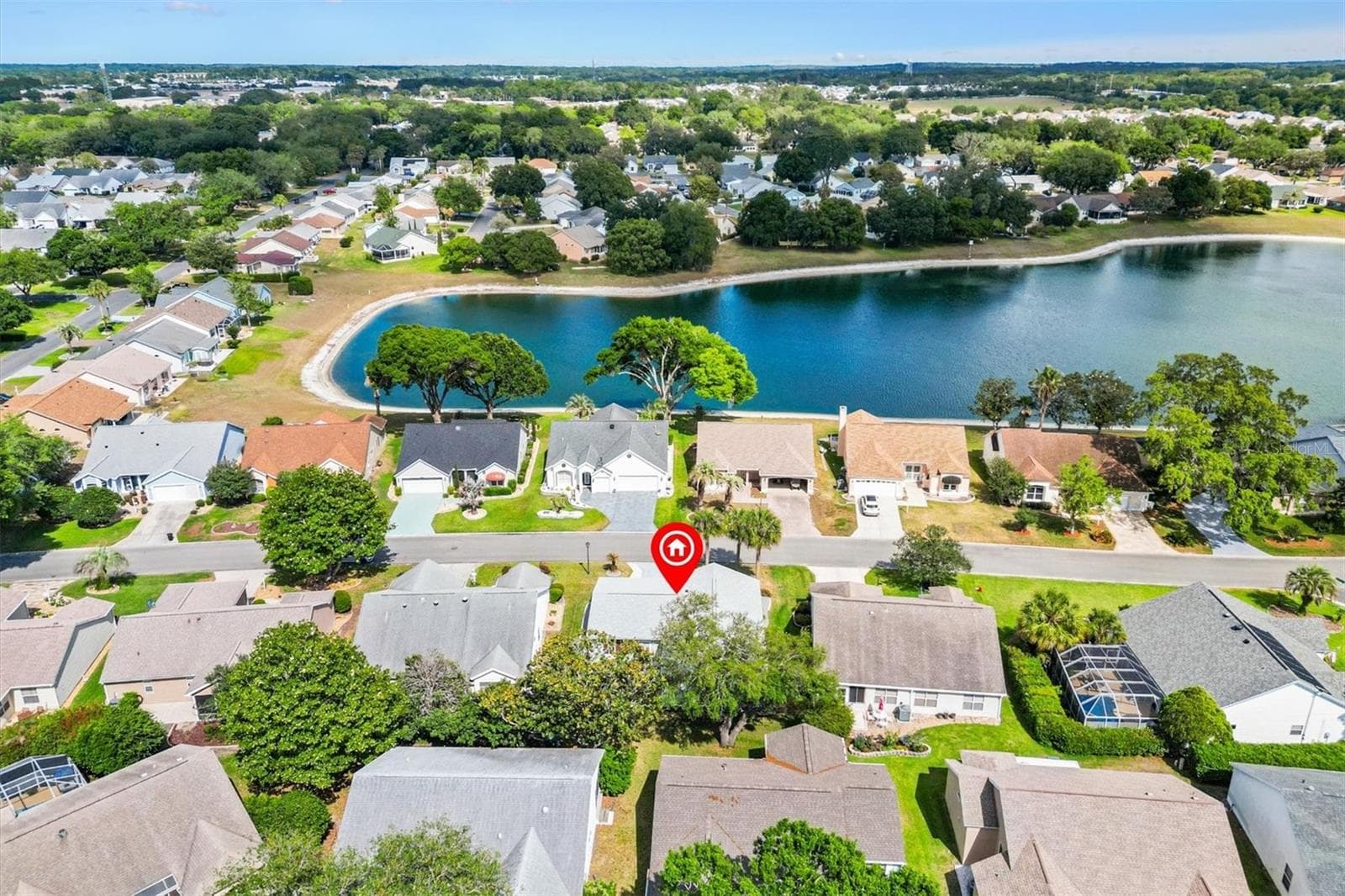 Aerial - 406 DEL MAR DR, LADY LAKE