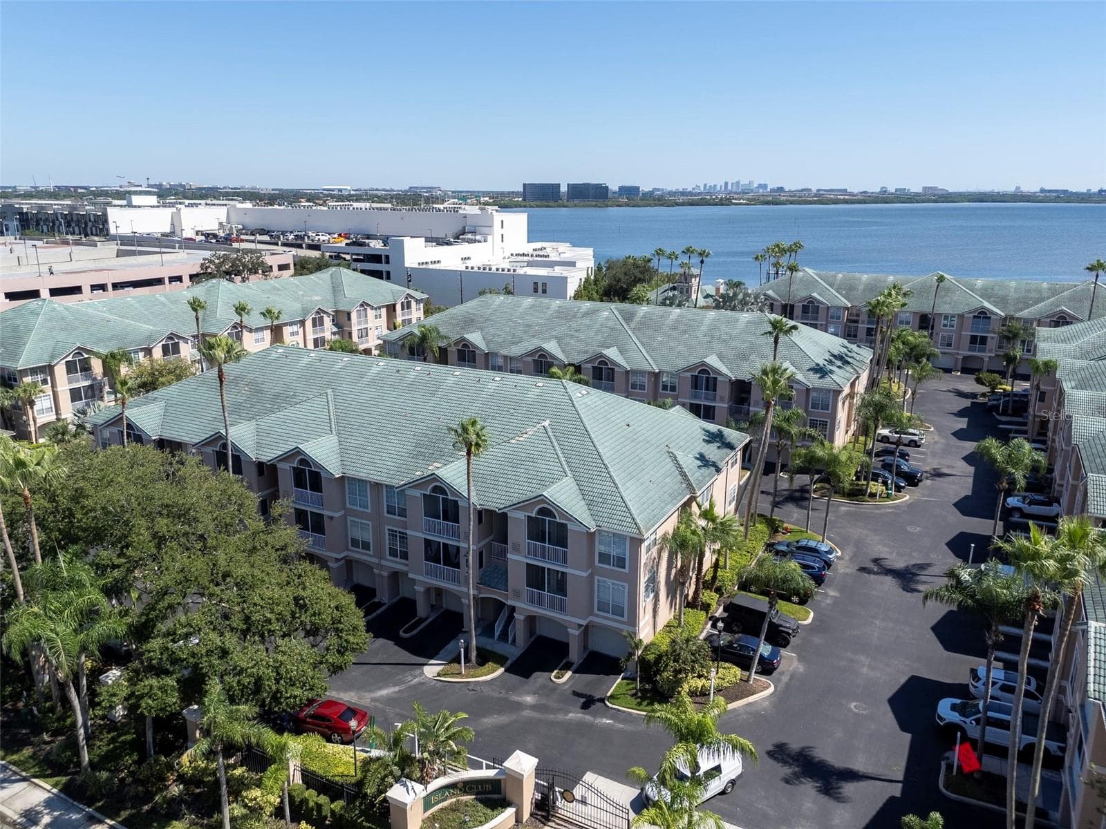 Aerial View from Front Gate - 4309 BAY CLUB CIR #4309, TAMPA