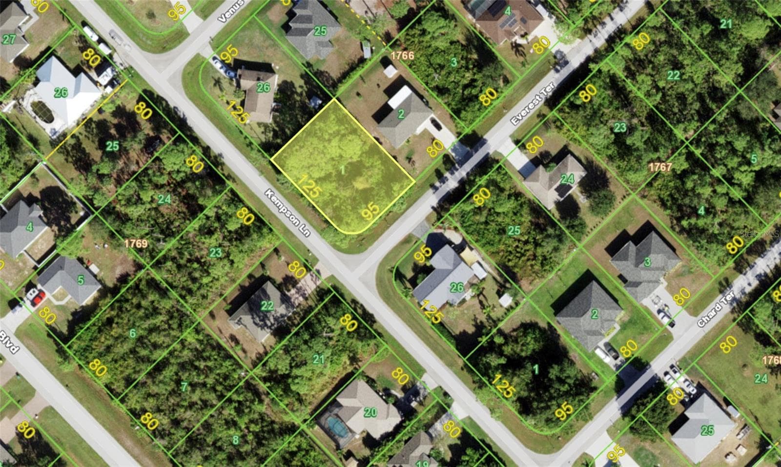 Land at 5427 EVEREST TER, PORT CHARLOTTE, photo 2 of 3