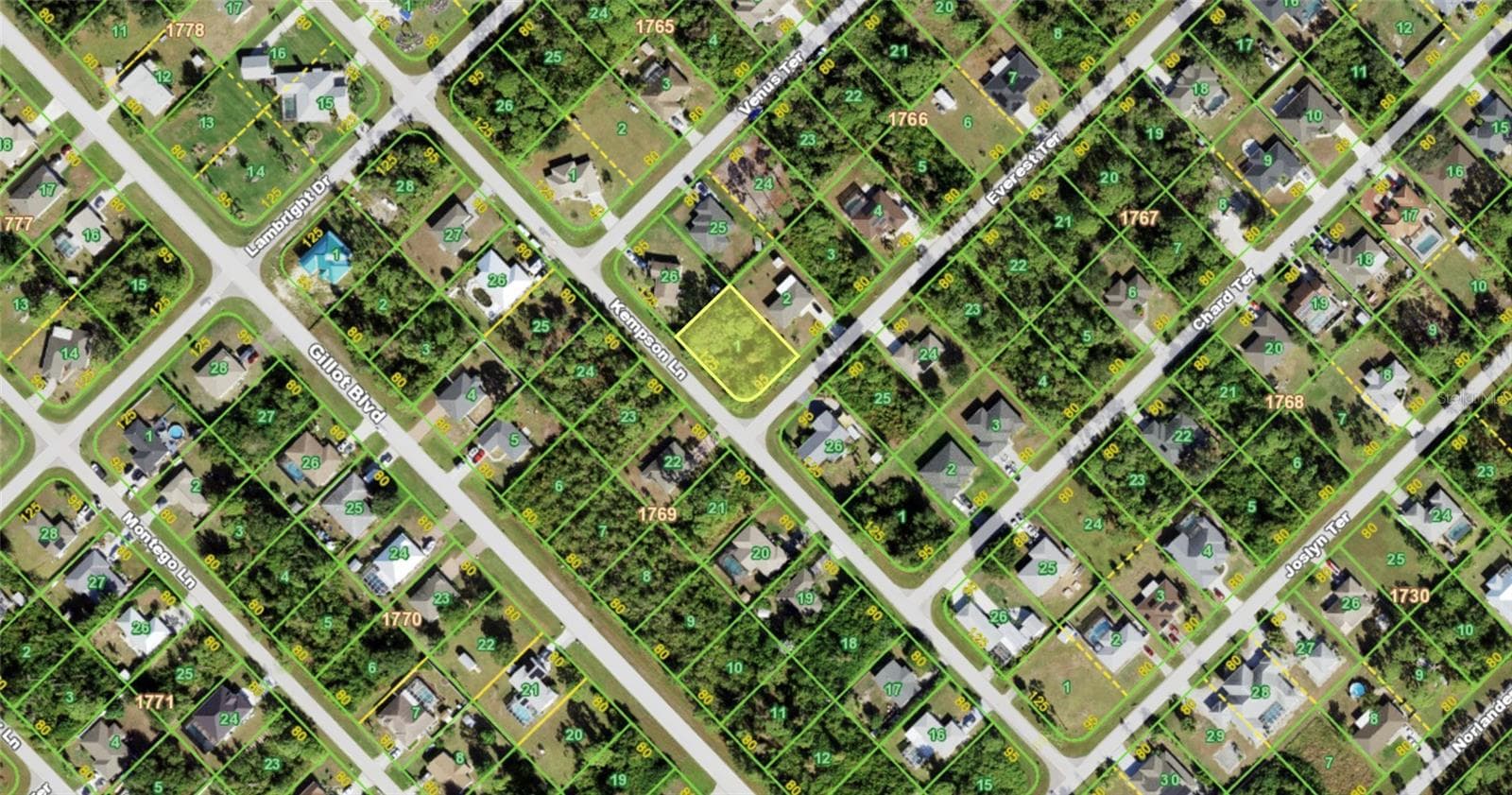 Land at 5427 EVEREST TER, PORT CHARLOTTE, photo 3 of 3