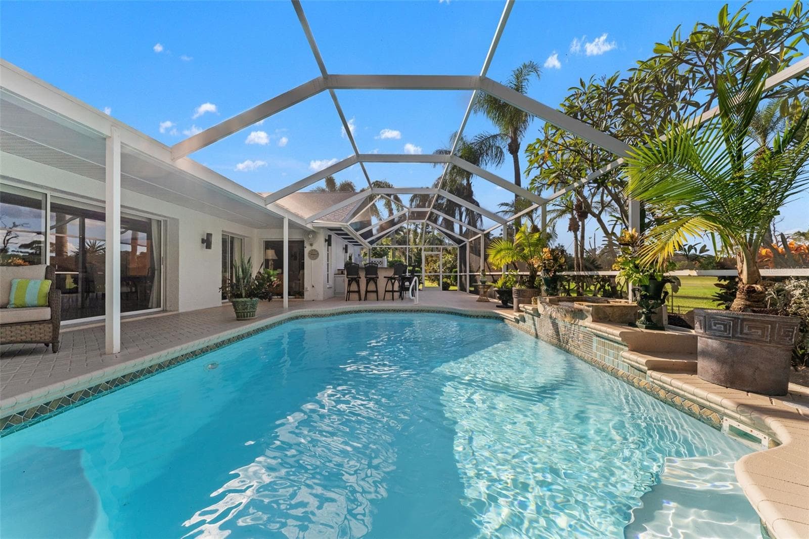 Screened lanai - 966 N DORAL LN, VENICE