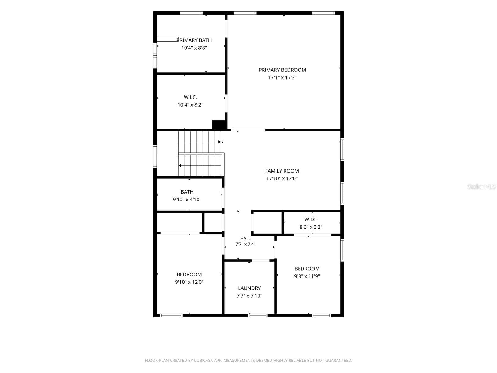 Second Floor Floor Plan - 18801 SUNTERRA DR, LAND O LAKES