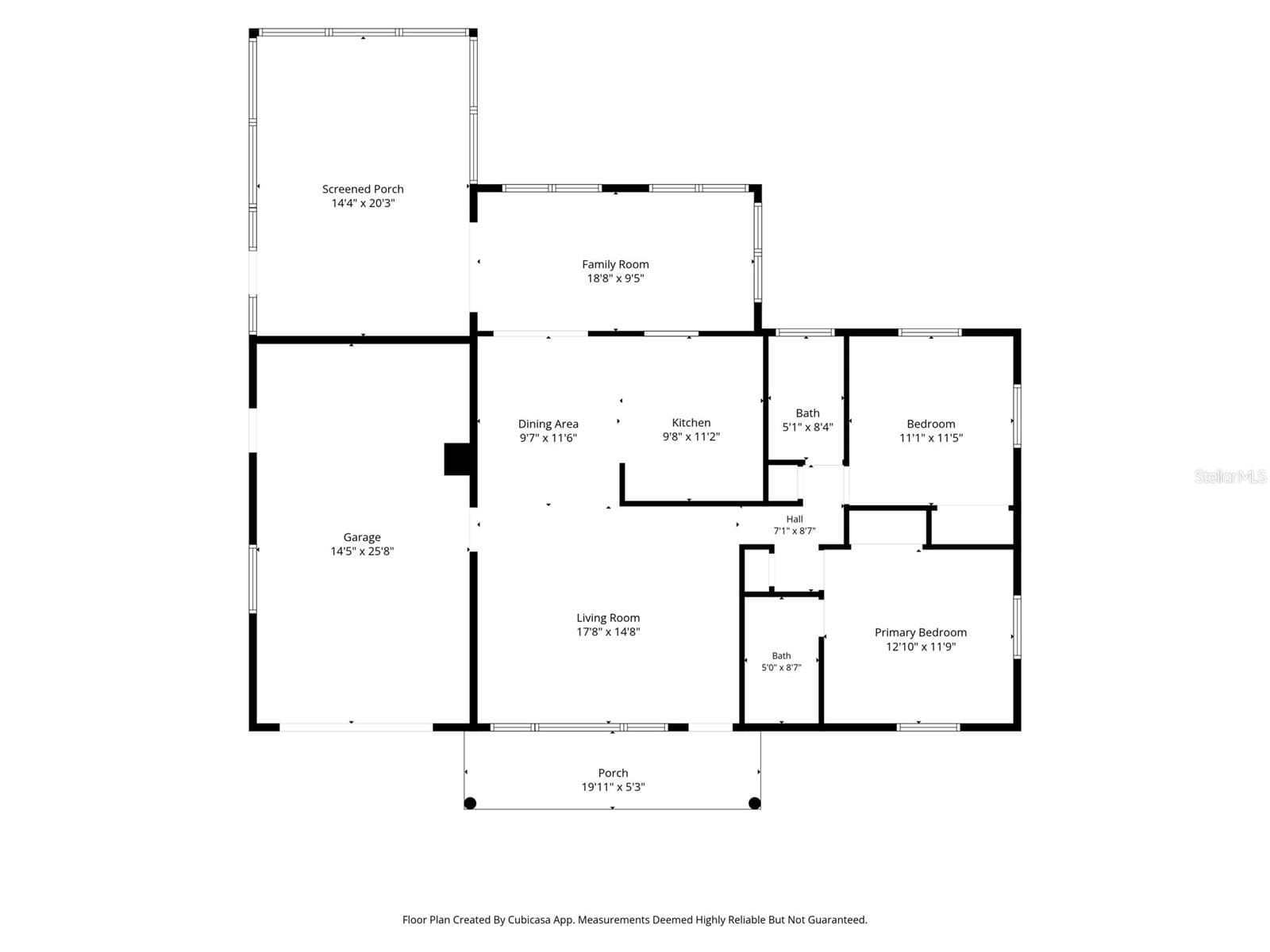 Floorplan - 5525 S KLINE TER, INVERNESS